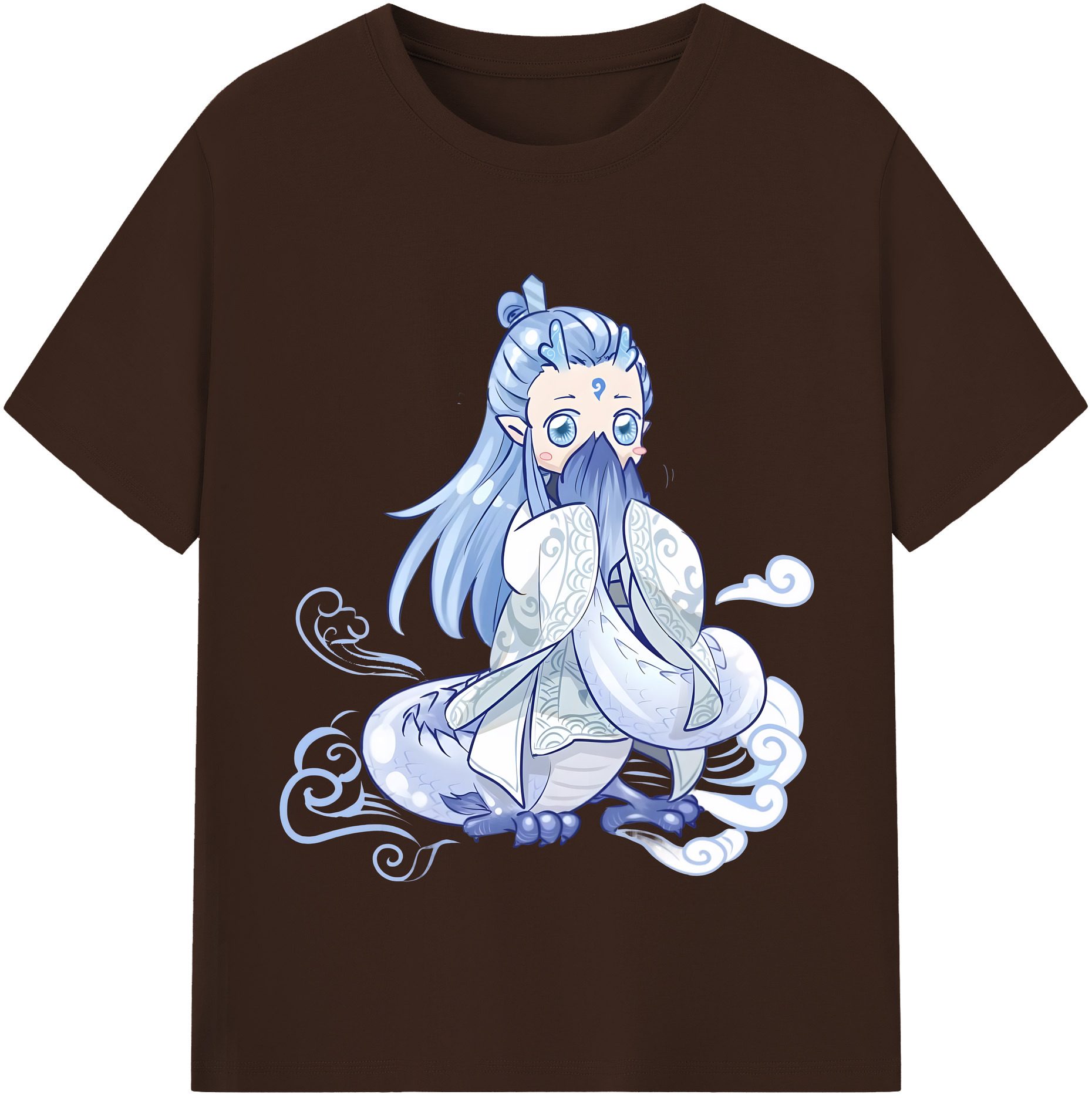 （画像用） Ne Zha 2 ナタ 魔童の大暴れ 綿100％半袖Tシャツ（フロントプリント）
