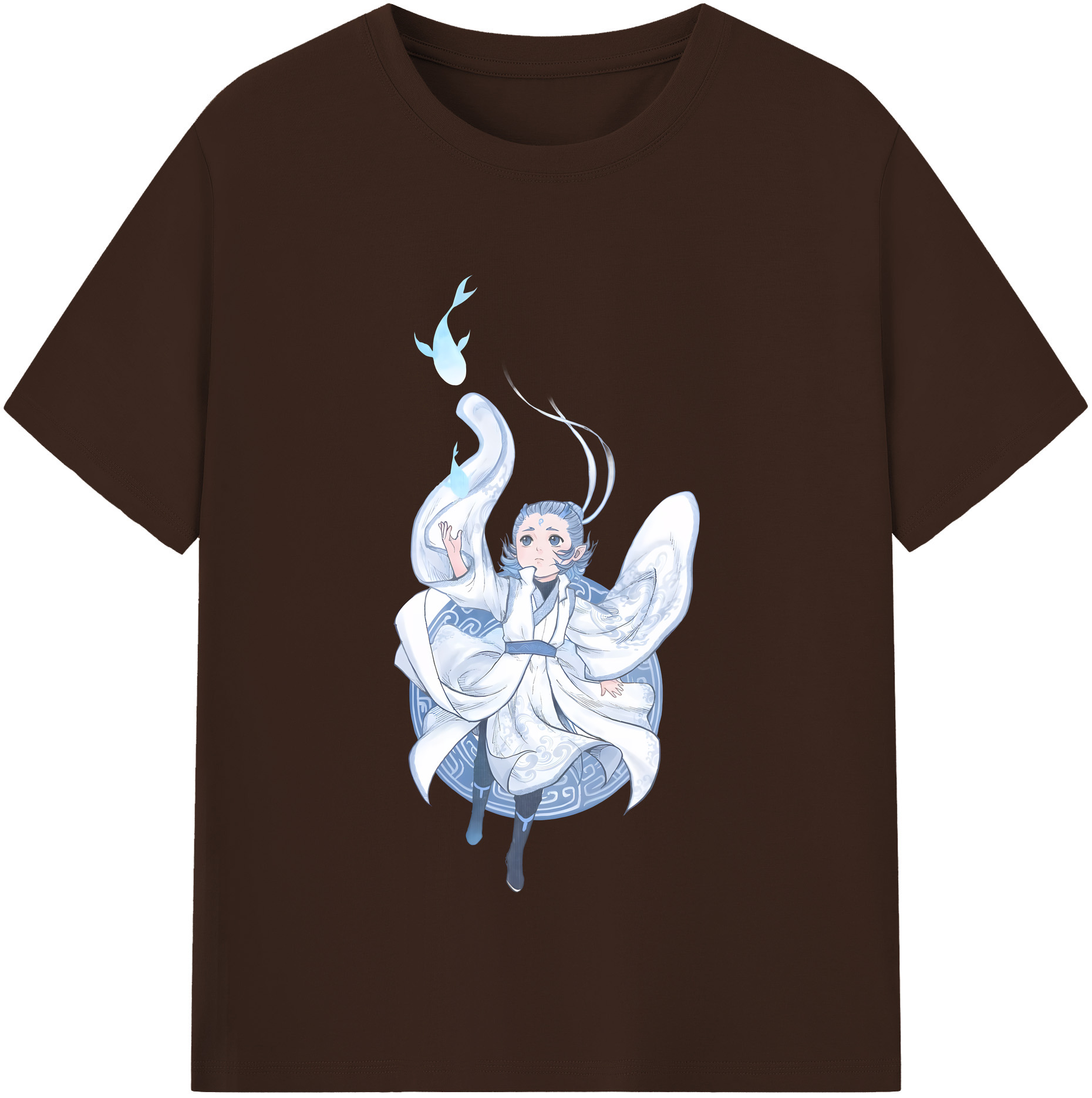 （画像用） Ne Zha 2 ナタ 魔童の大暴れ 綿100％半袖Tシャツ（フロントプリント）