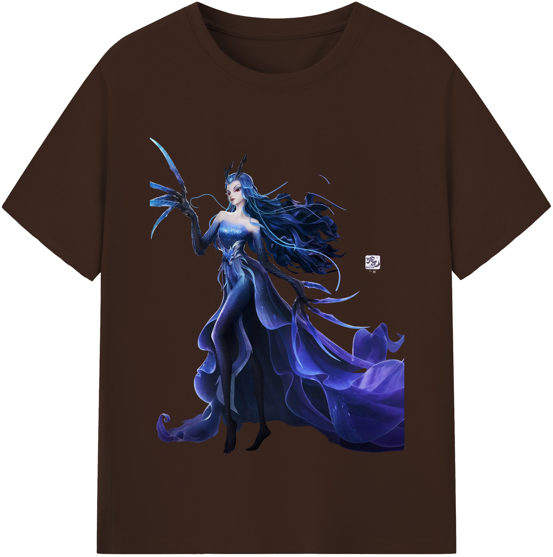 （画像用） Ne Zha 2 ナタ 魔童の大暴れ 綿100％半袖Tシャツ（フロントプリント）