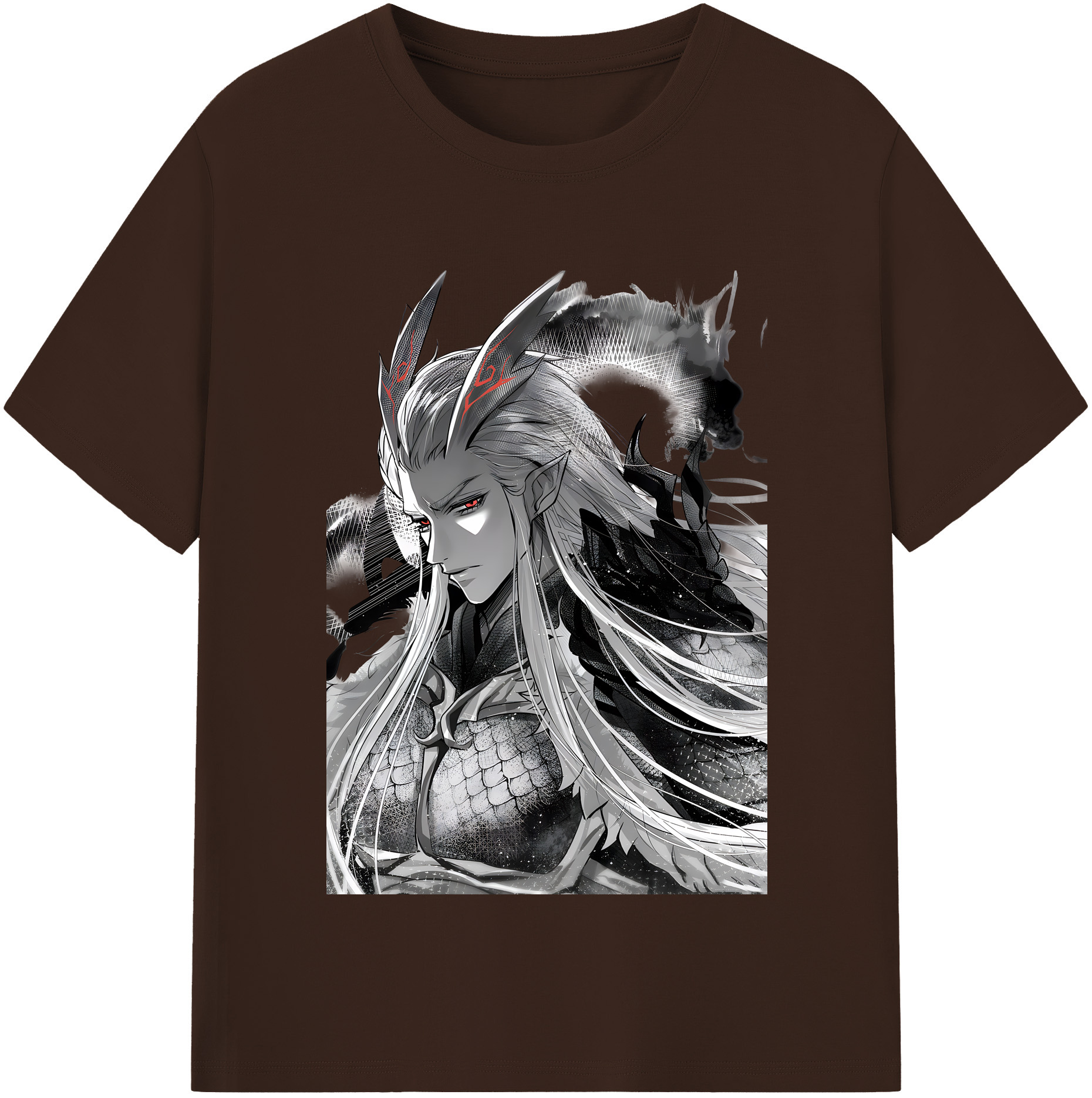 （画像用） Ne Zha 2 ナタ 魔童の大暴れ 綿100％半袖Tシャツ（フロントプリント）