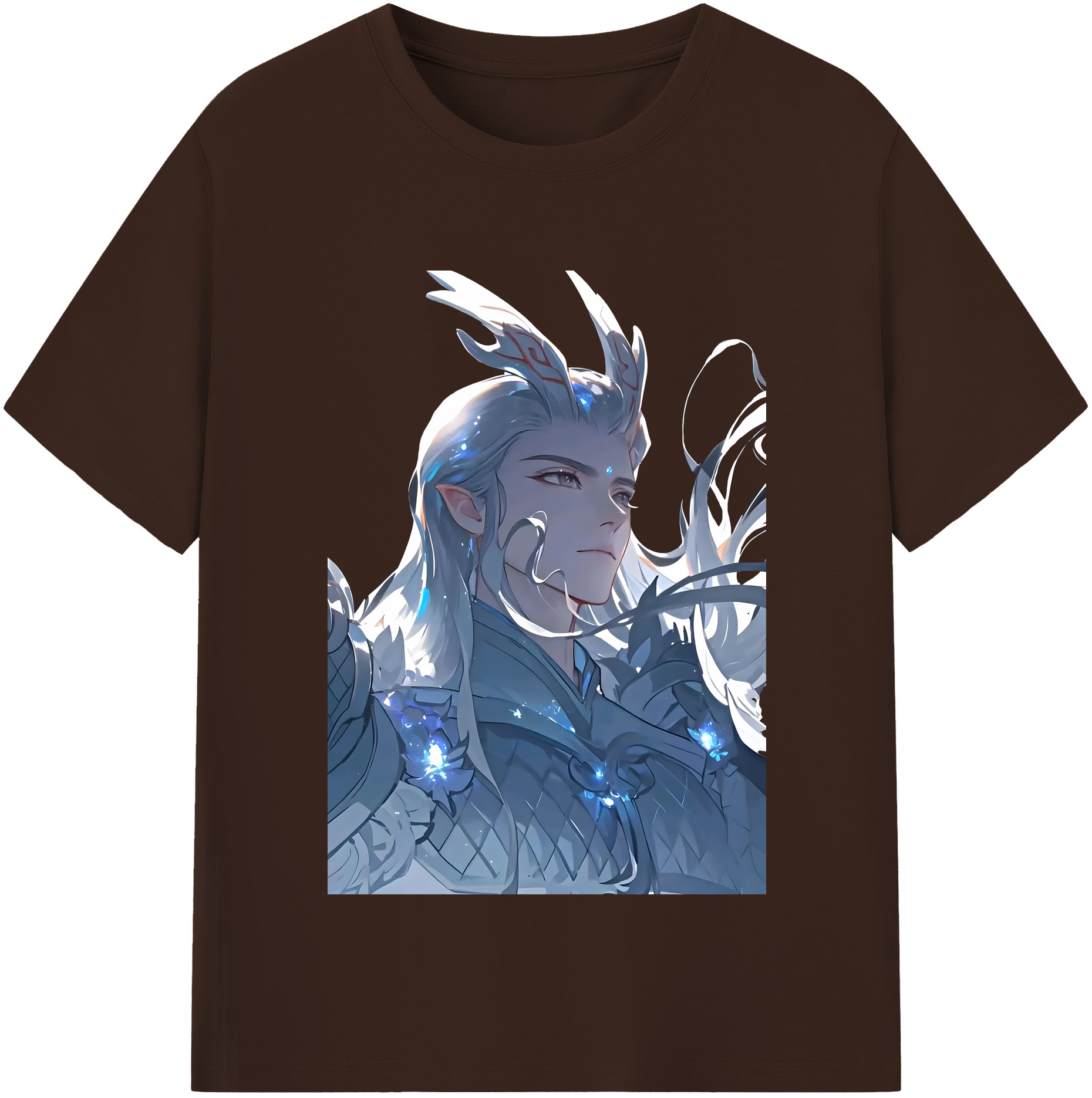 （画像用） Ne Zha 2 ナタ 魔童の大暴れ 綿100％半袖Tシャツ（フロントプリント）