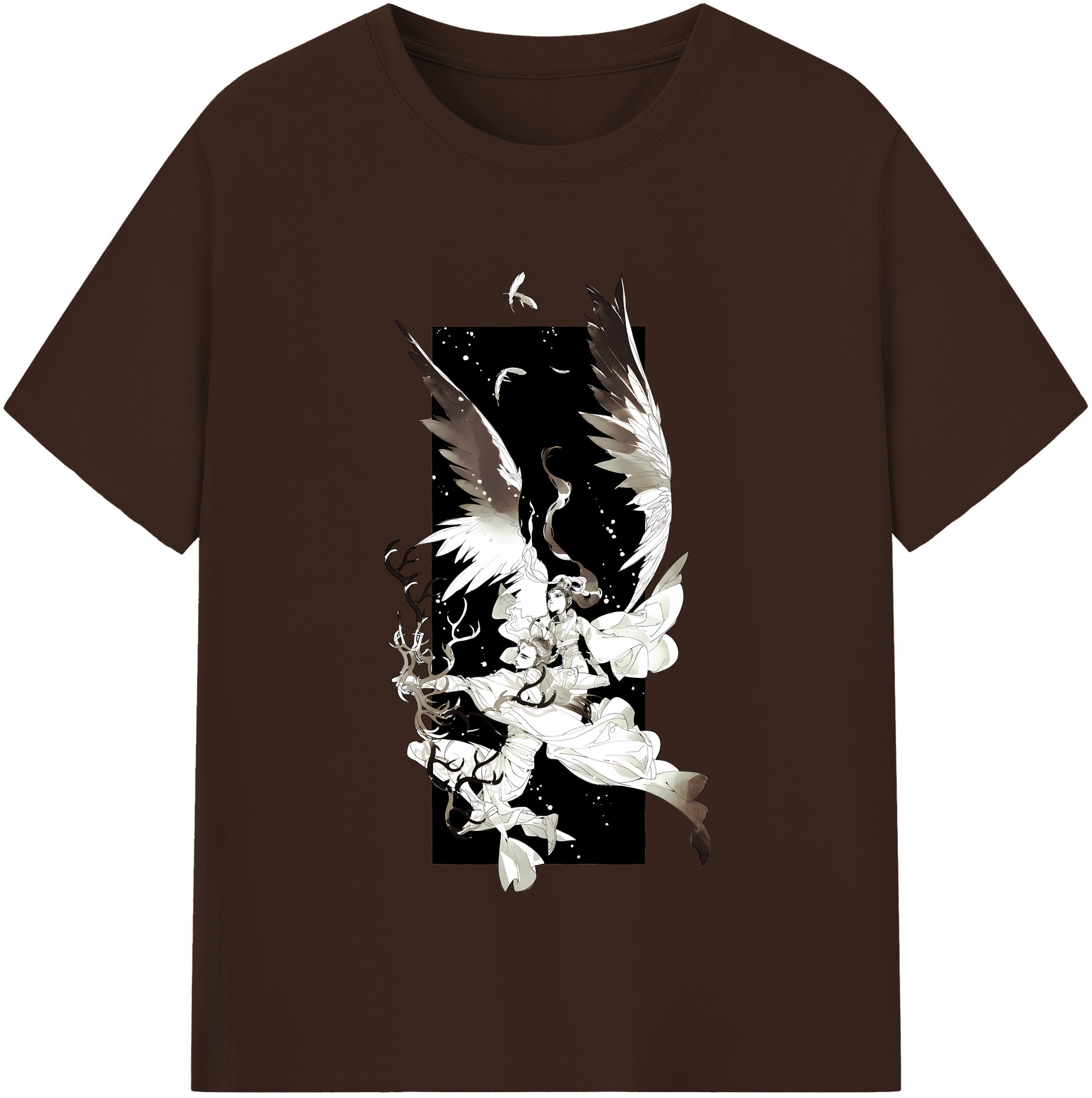 （画像用） Ne Zha 2 ナタ 魔童の大暴れ 綿100％半袖Tシャツ（フロントプリント）