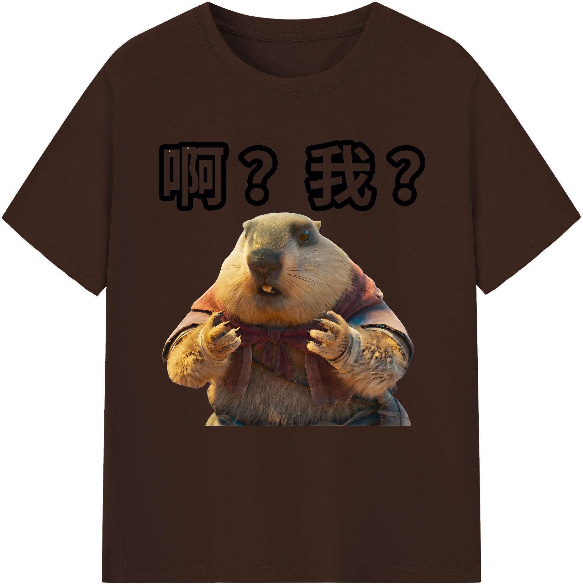 （画像用） Ne Zha 2 ナタ 魔童の大暴れ 綿100％半袖Tシャツ（フロントプリント）