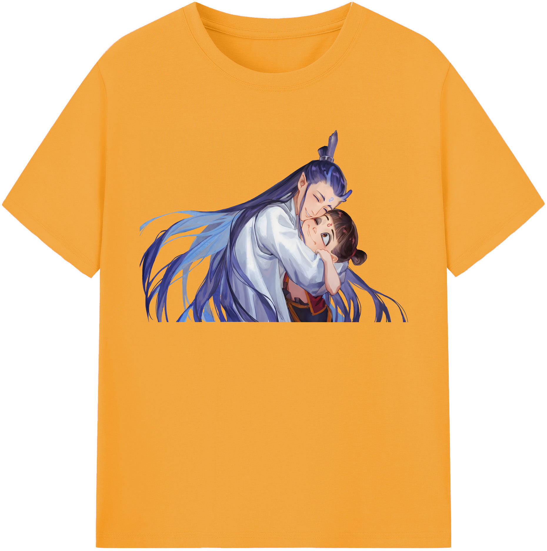 （画像用） Ne Zha 2 ナタ 魔童の大暴れ 綿100％半袖Tシャツ（フロントプリント）