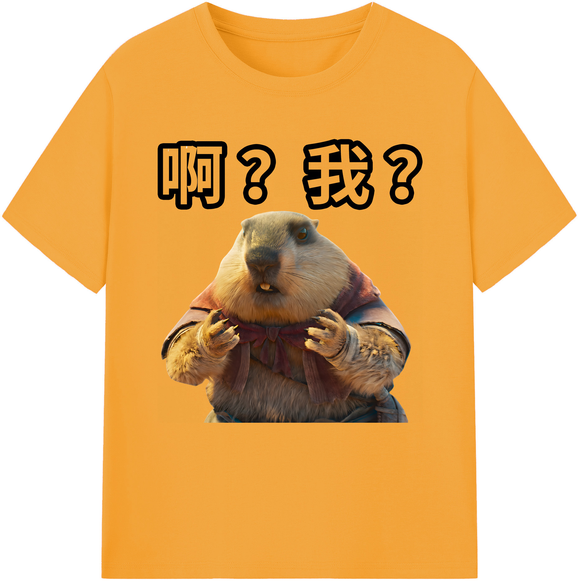（画像用） Ne Zha 2 ナタ 魔童の大暴れ 綿100％半袖Tシャツ（フロントプリント）