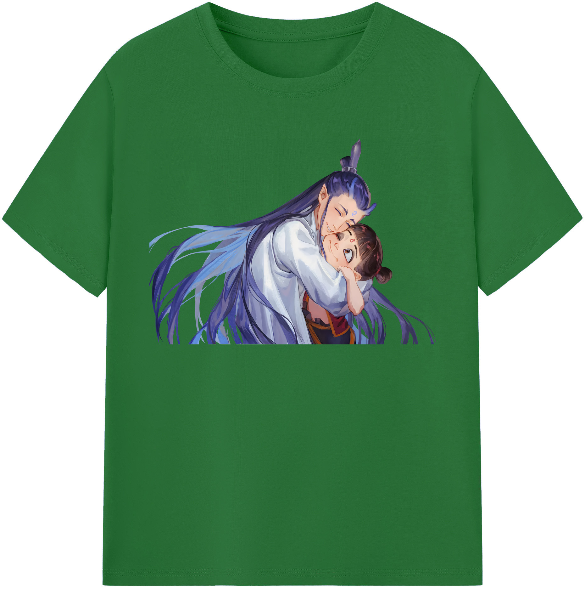 （画像用） Ne Zha 2 ナタ 魔童の大暴れ 綿100％半袖Tシャツ（フロントプリント）