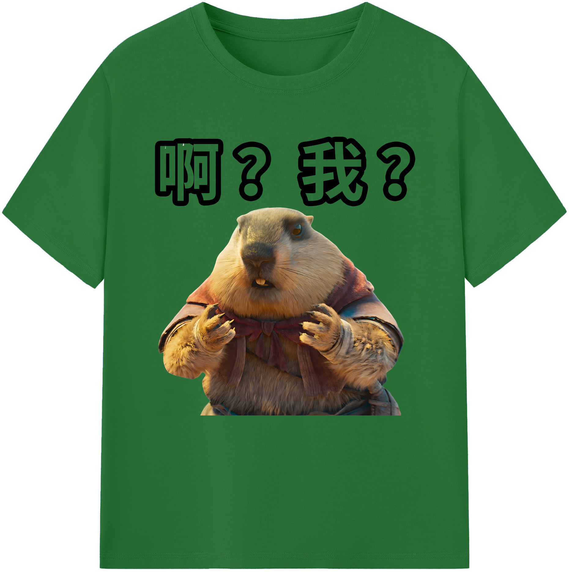 （画像用） Ne Zha 2 ナタ 魔童の大暴れ 綿100％半袖Tシャツ（フロントプリント）