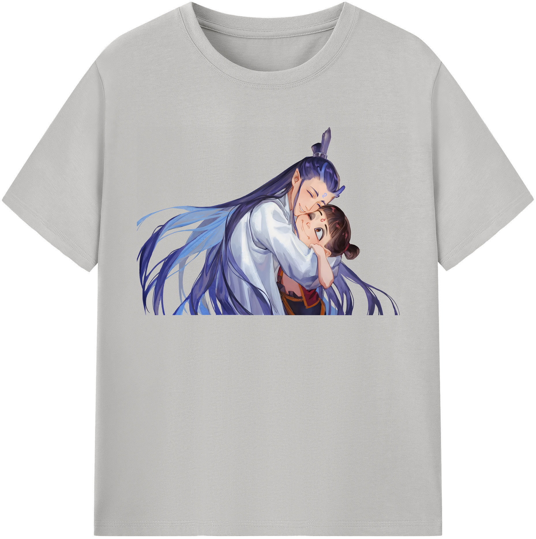 （画像用） Ne Zha 2 ナタ 魔童の大暴れ 綿100％半袖Tシャツ（フロントプリント）