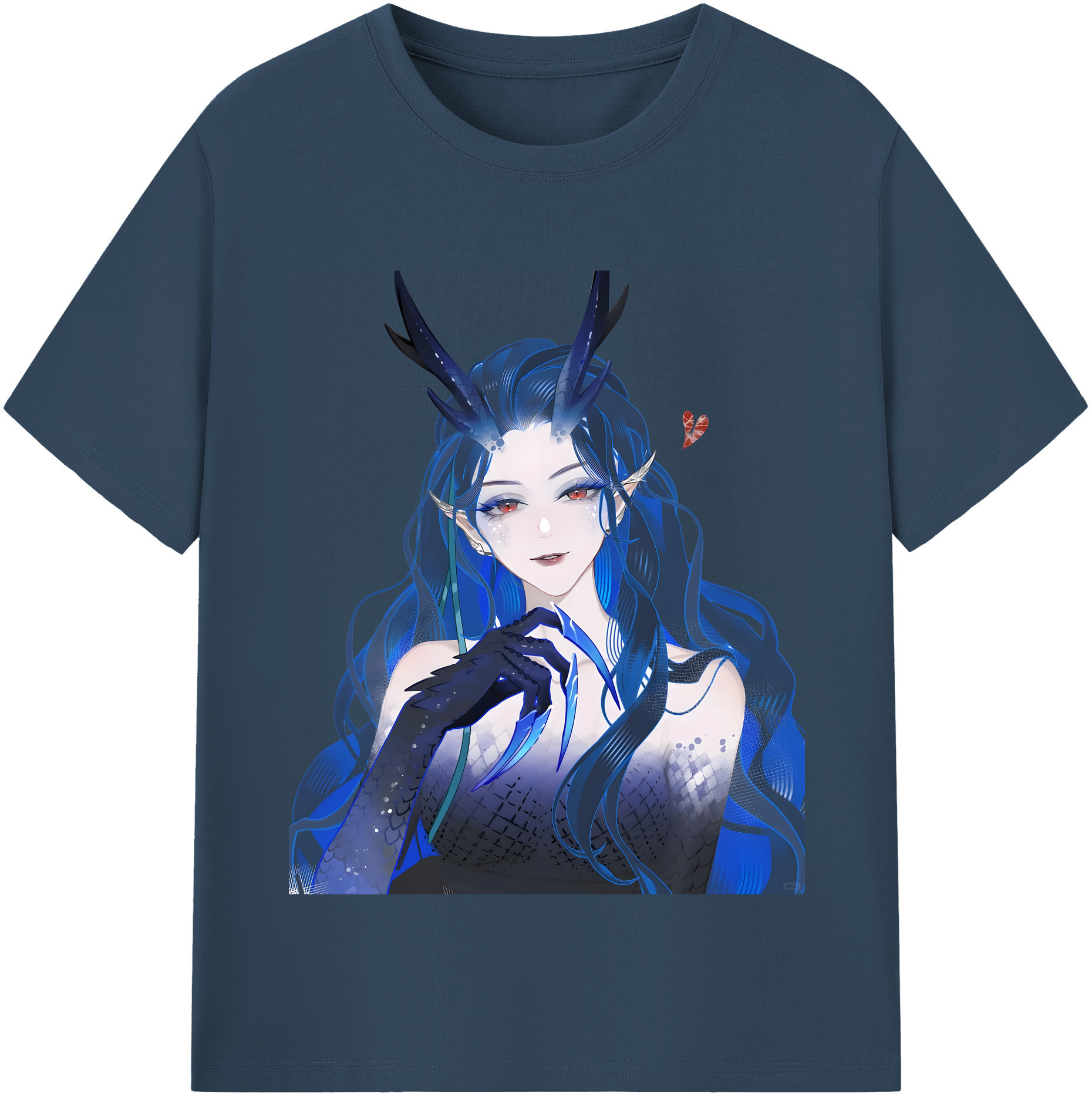 （画像用） Ne Zha 2 ナタ 魔童の大暴れ 綿100％半袖Tシャツ（フロントプリント）