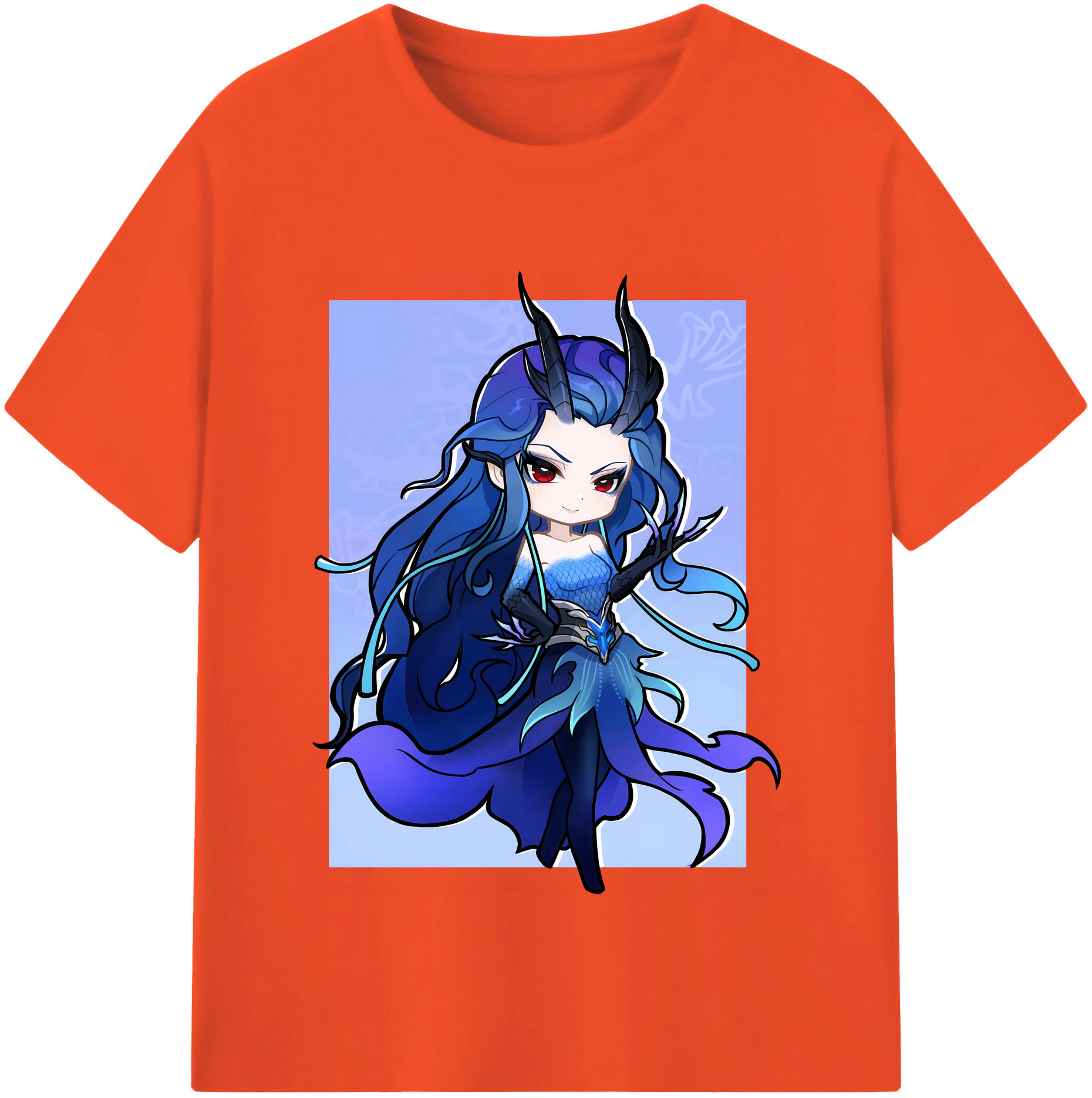 （画像用） Ne Zha 2 ナタ 魔童の大暴れ 綿100％半袖Tシャツ（フロントプリント）