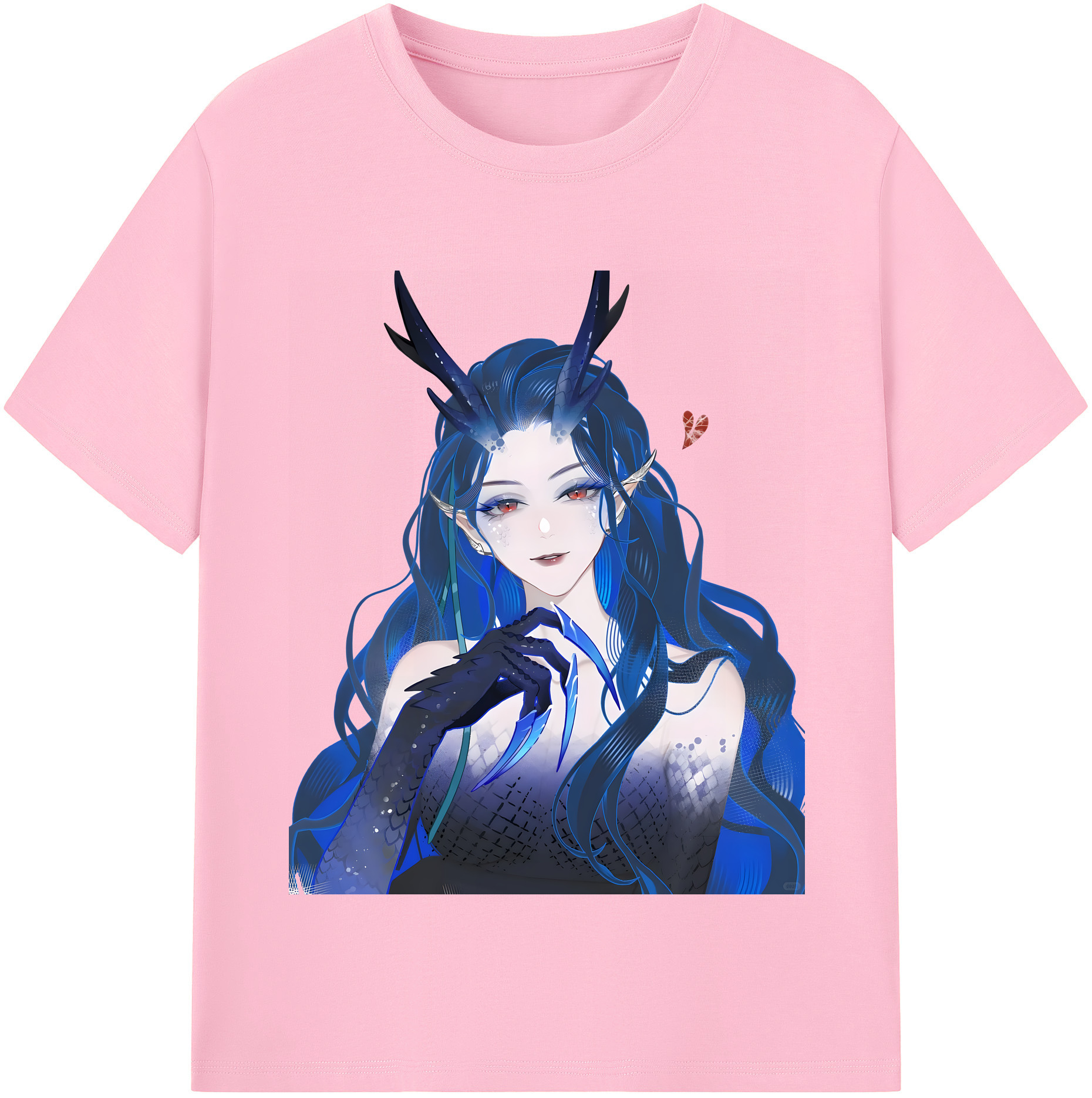 （画像用） Ne Zha 2 ナタ 魔童の大暴れ 綿100％半袖Tシャツ（フロントプリント）