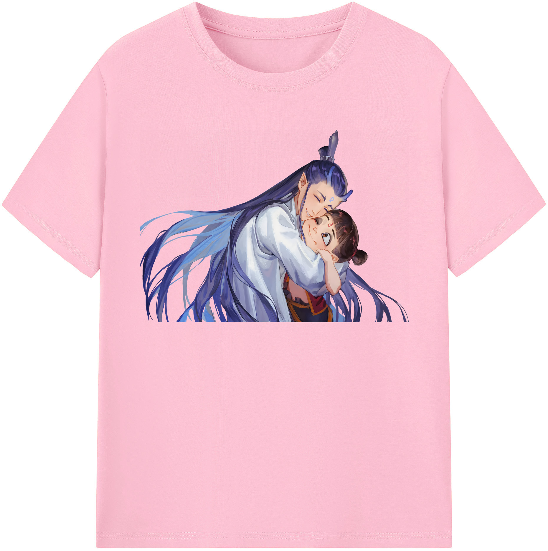 （画像用） Ne Zha 2 ナタ 魔童の大暴れ 綿100％半袖Tシャツ（フロントプリント）