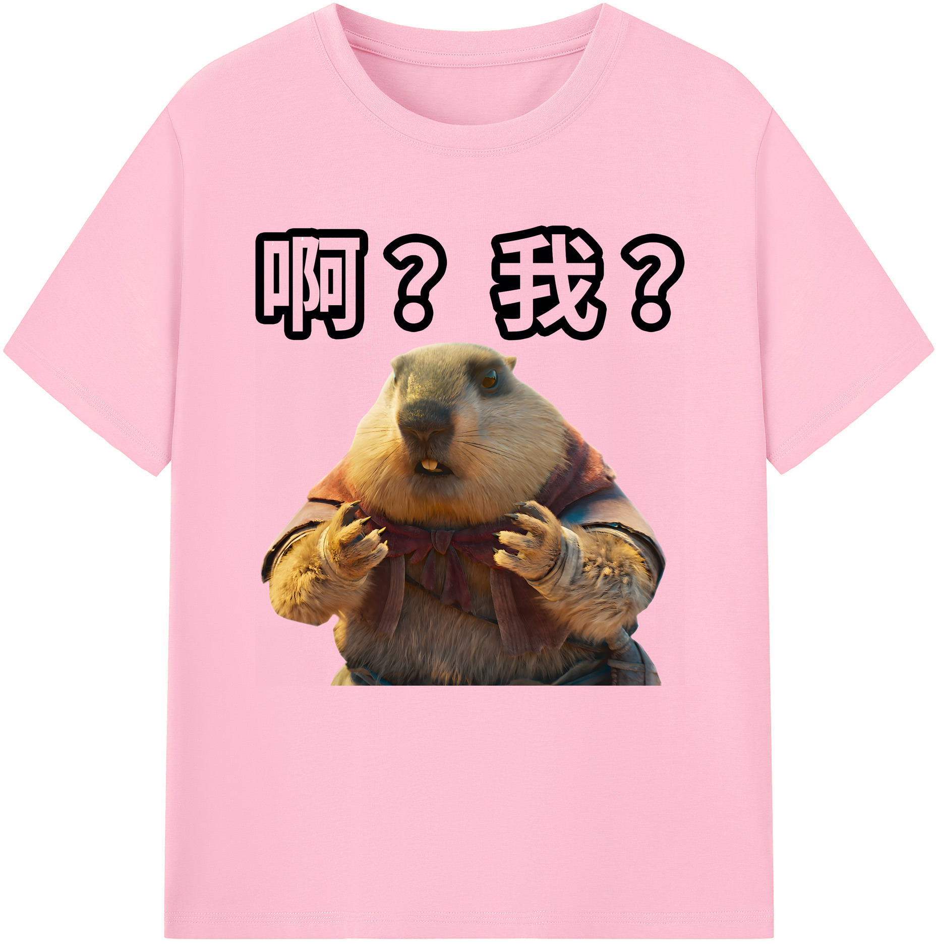 （画像用） Ne Zha 2 ナタ 魔童の大暴れ 綿100％半袖Tシャツ（フロントプリント）