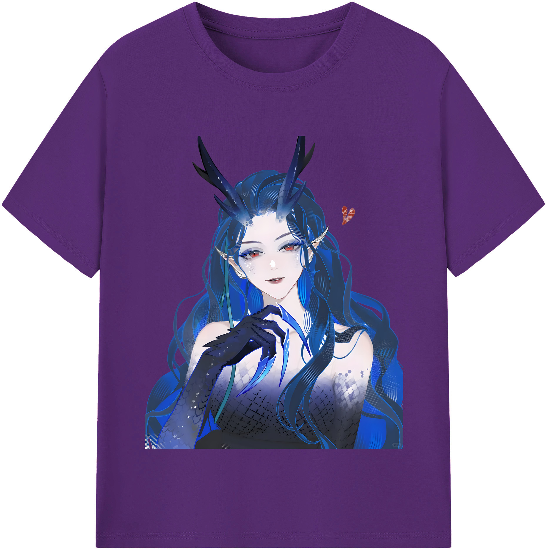 （画像用） Ne Zha 2 ナタ 魔童の大暴れ 綿100％半袖Tシャツ（フロントプリント）