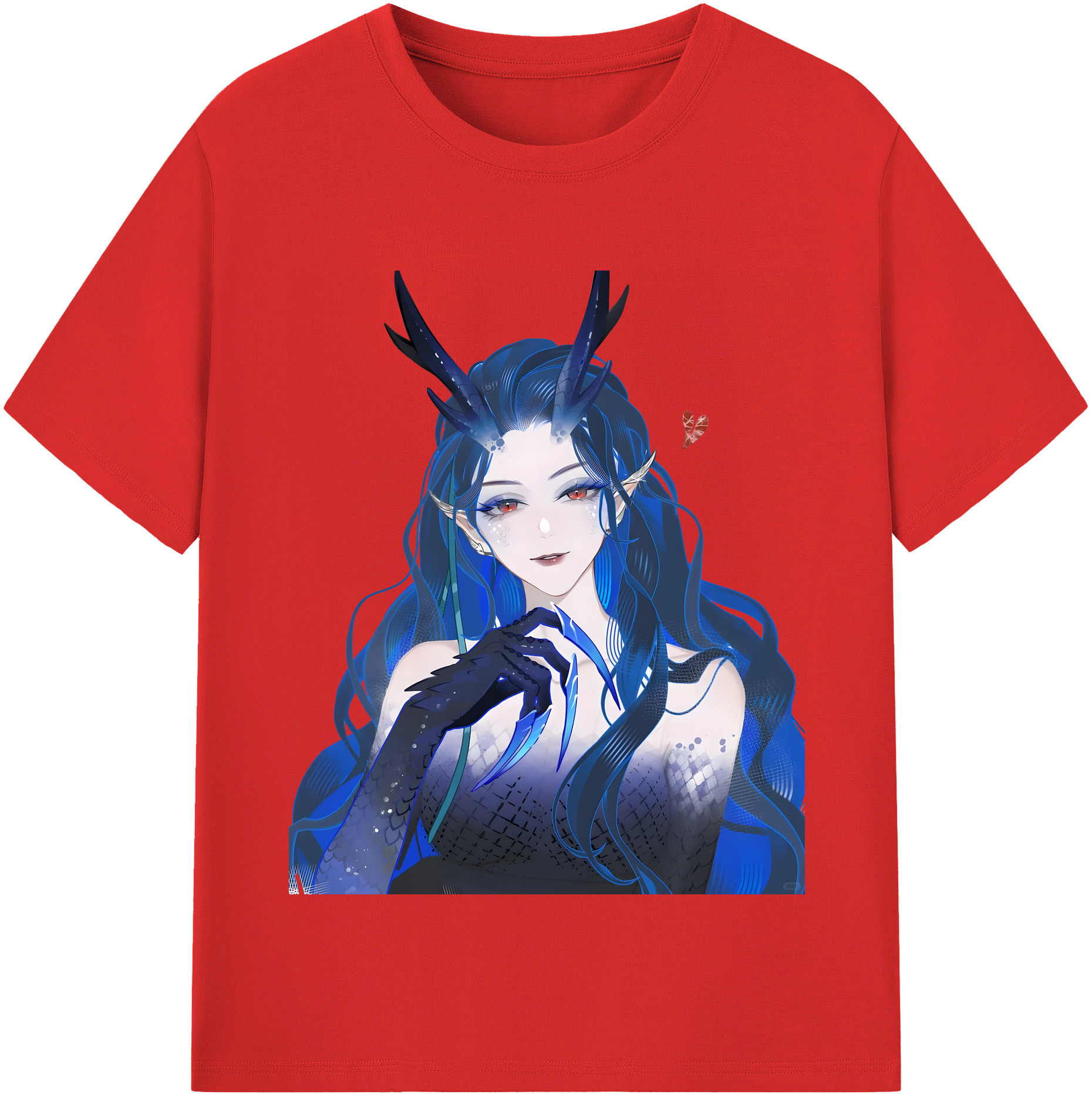 （画像用） Ne Zha 2 ナタ 魔童の大暴れ 綿100％半袖Tシャツ（フロントプリント）