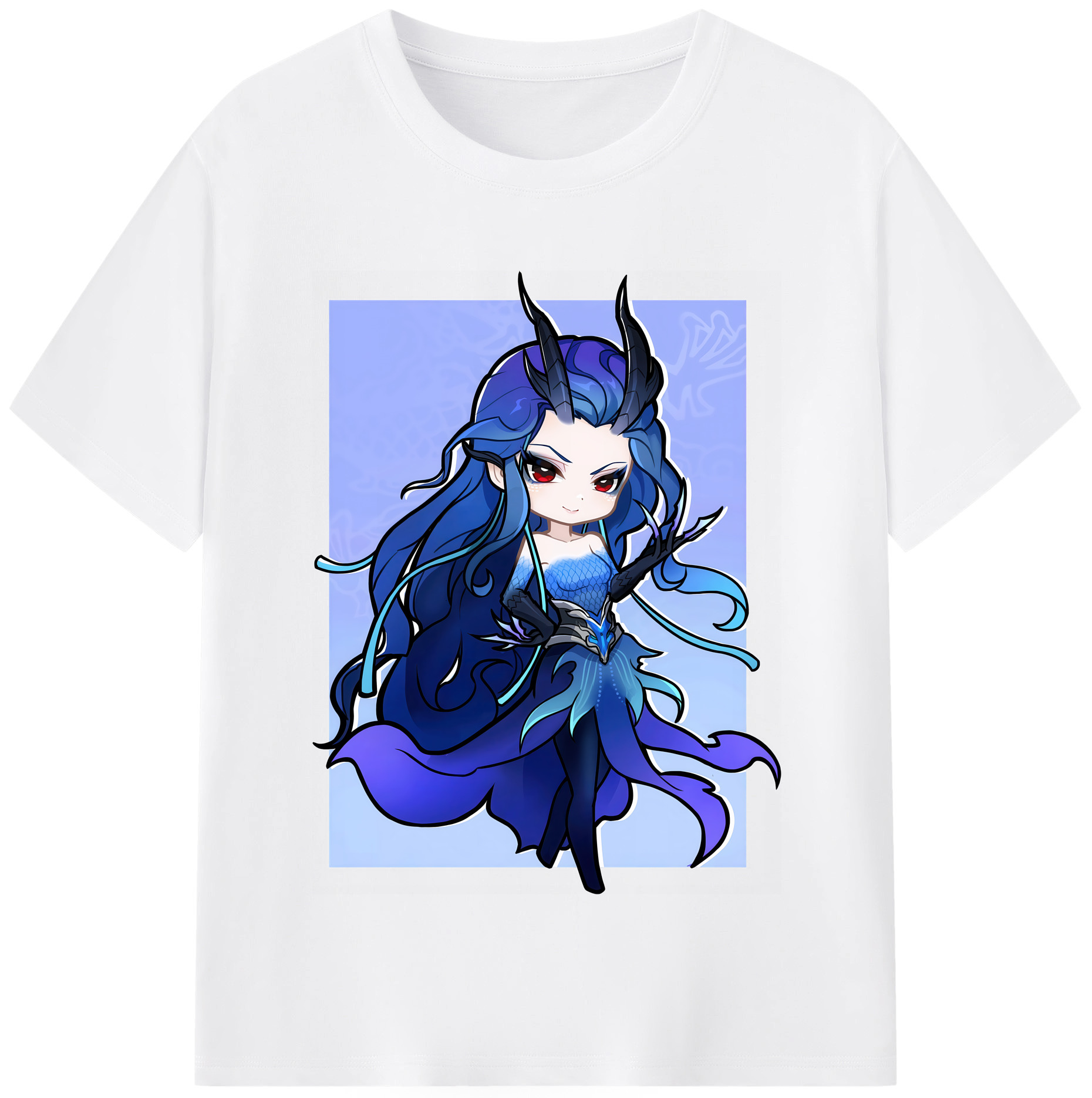 （画像用） Ne Zha 2 ナタ 魔童の大暴れ 綿100％半袖Tシャツ（フロントプリント）