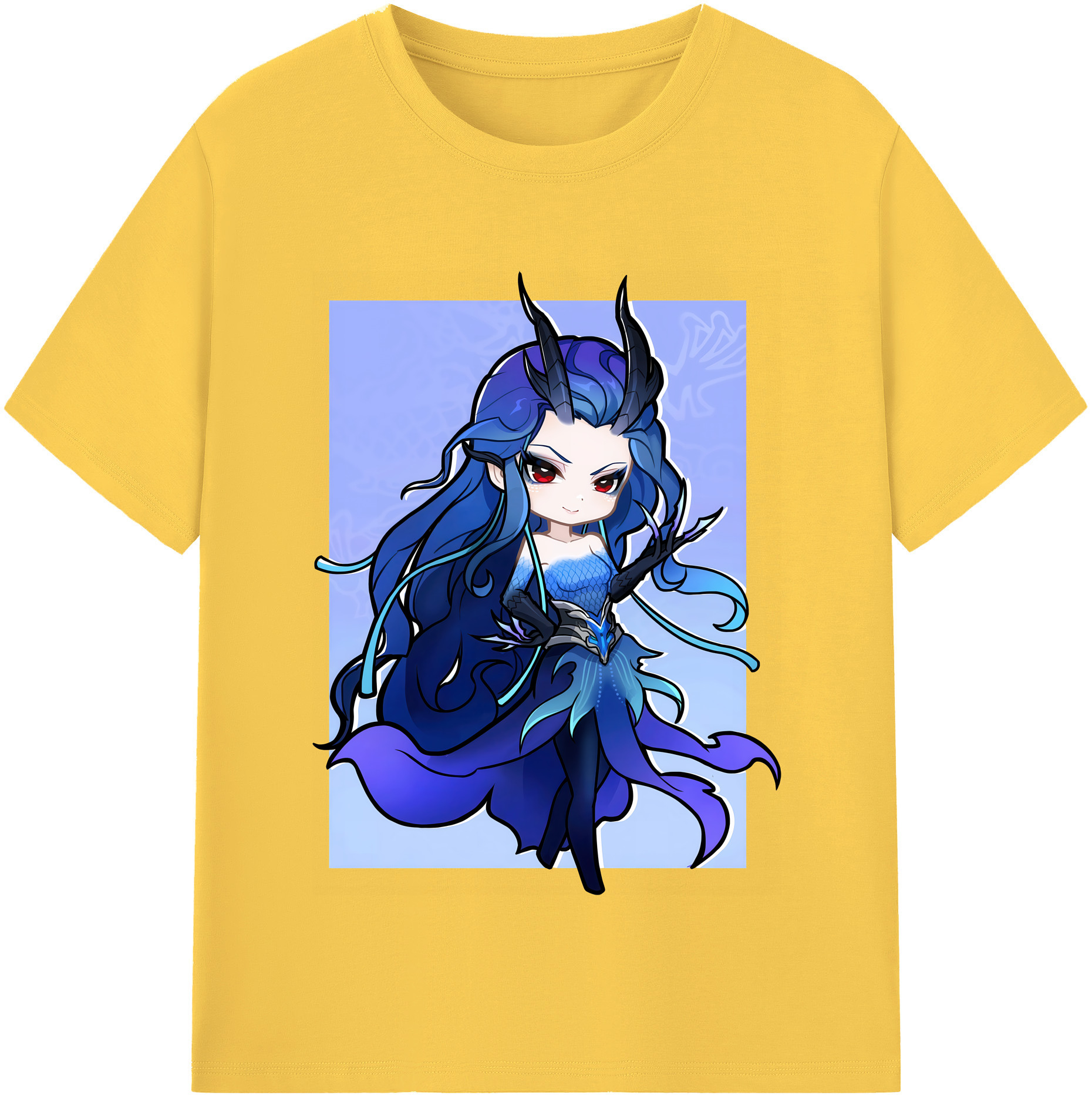 （画像用） Ne Zha 2 ナタ 魔童の大暴れ 綿100％半袖Tシャツ（フロントプリント）