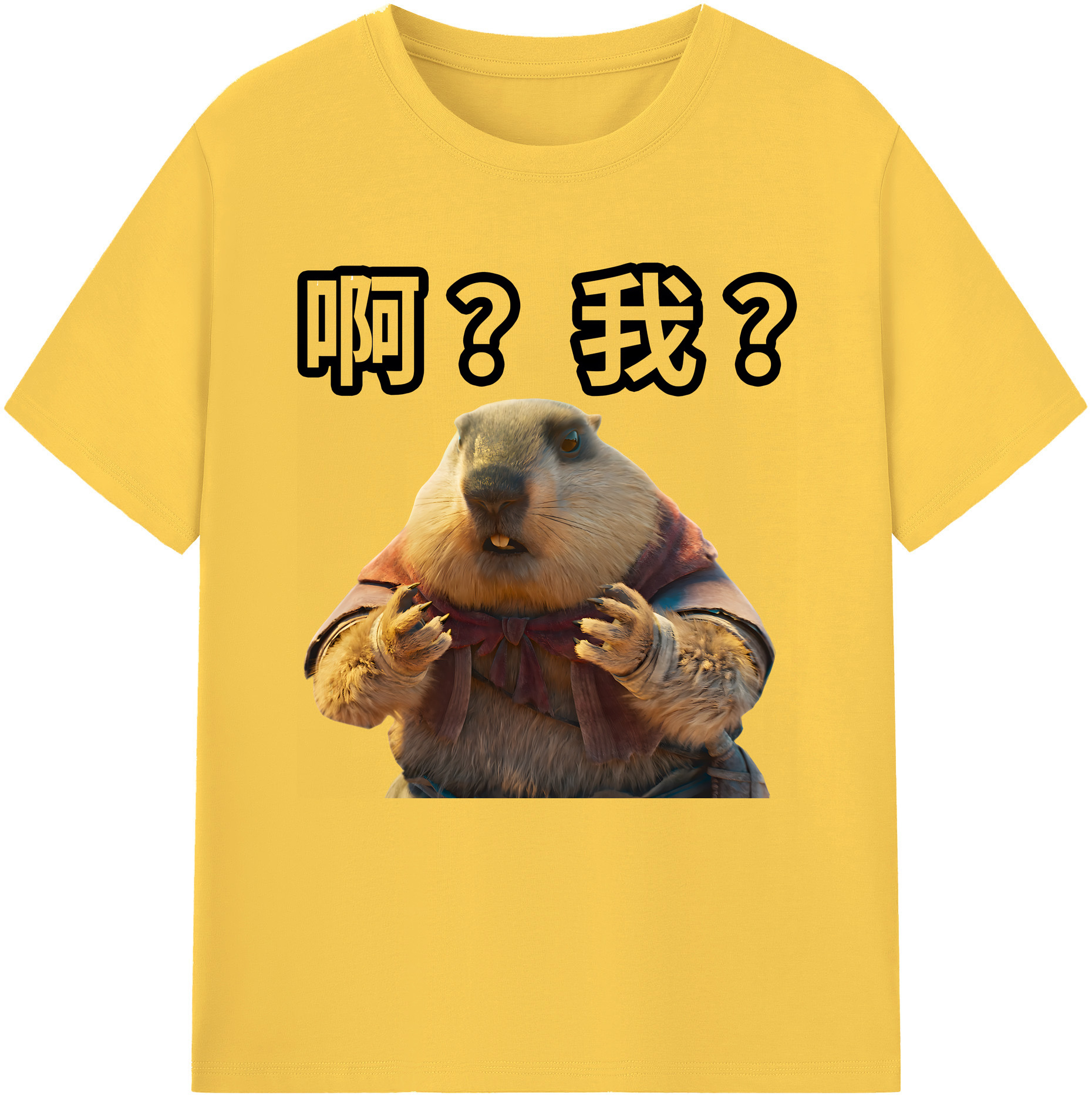 （画像用） Ne Zha 2 ナタ 魔童の大暴れ 綿100％半袖Tシャツ（フロントプリント）