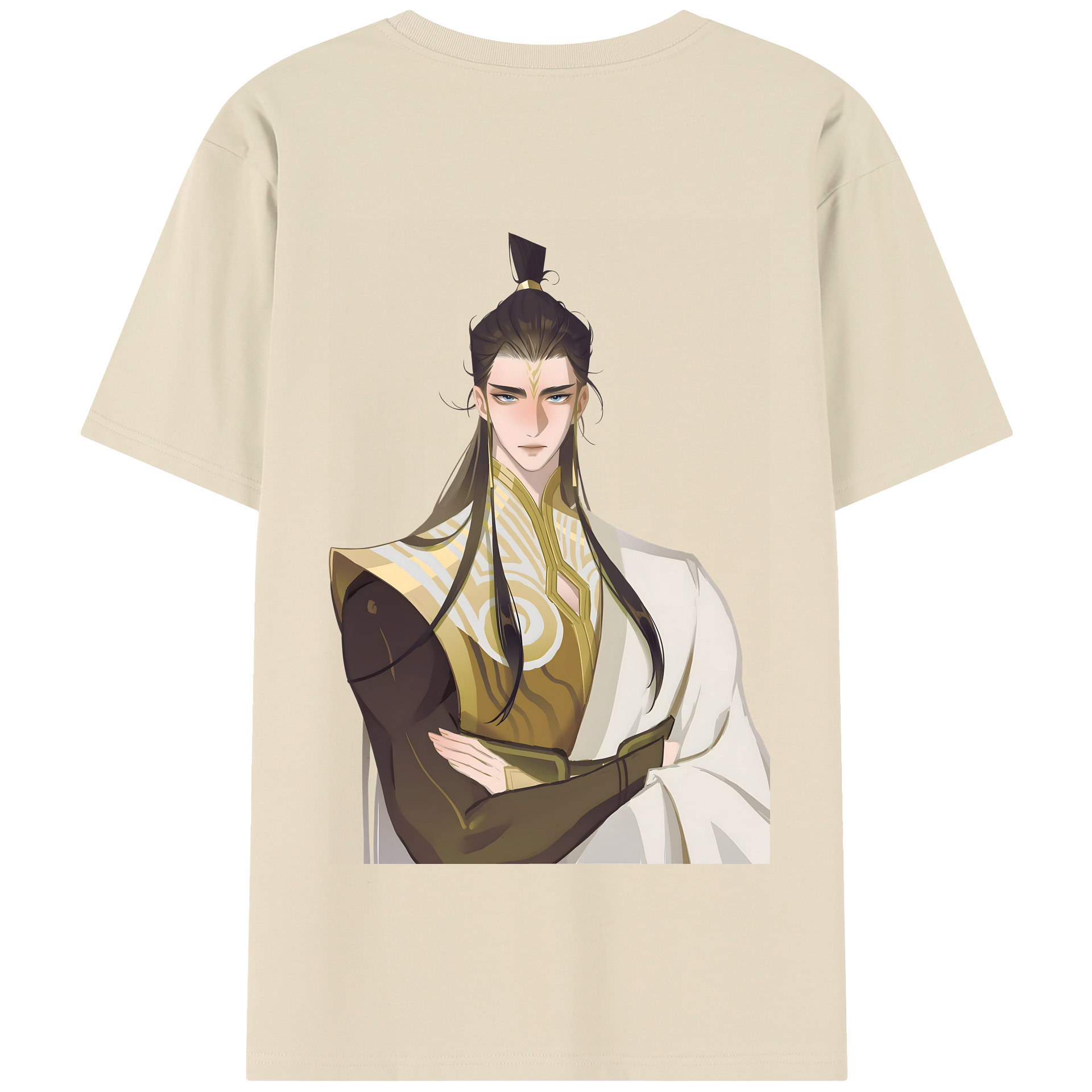 （画像用） Ne Zha 2 ナタ 魔童の大暴れ 綿100％半袖Tシャツ（背面プリント）