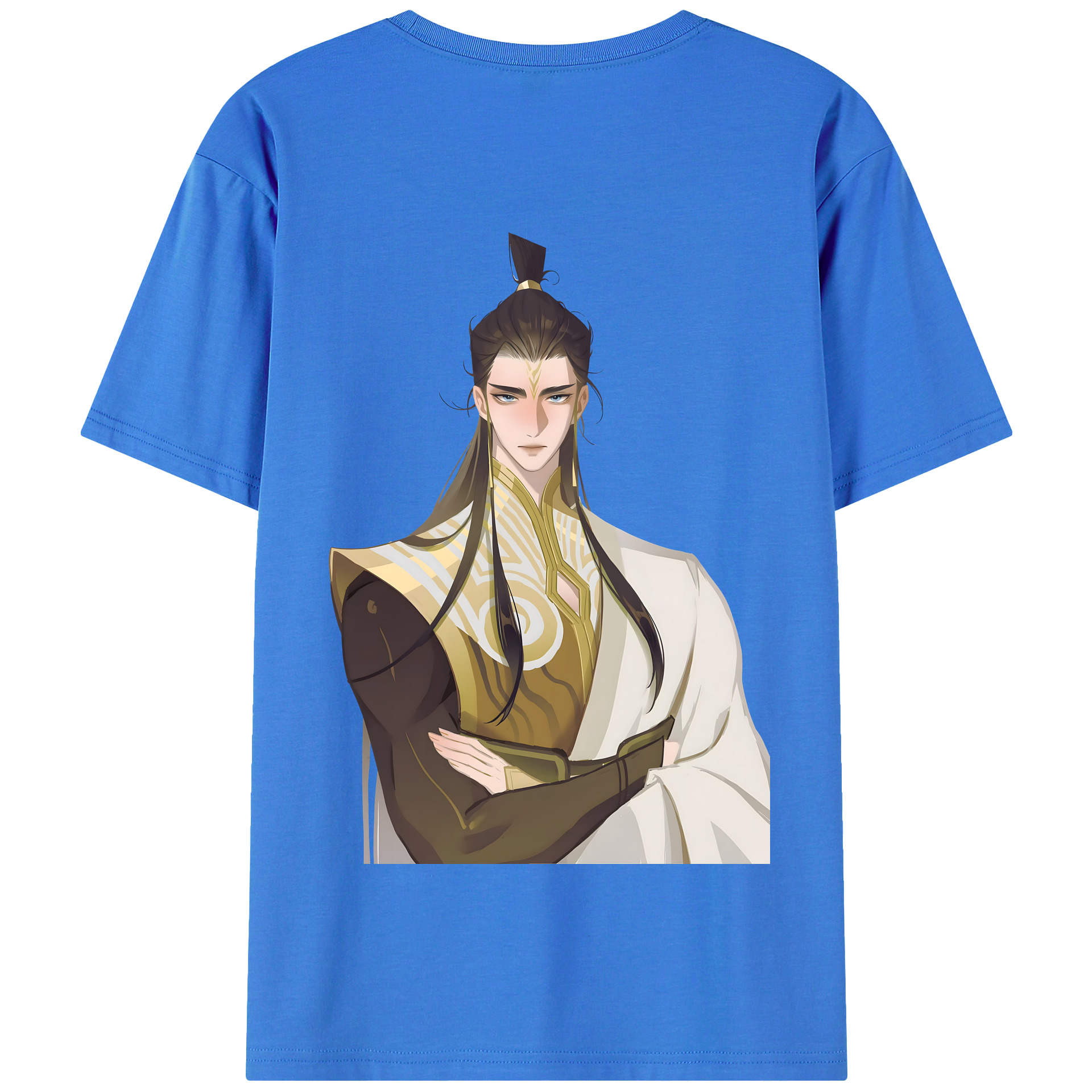 （画像用） Ne Zha 2 ナタ 魔童の大暴れ 綿100％半袖Tシャツ（背面プリント）