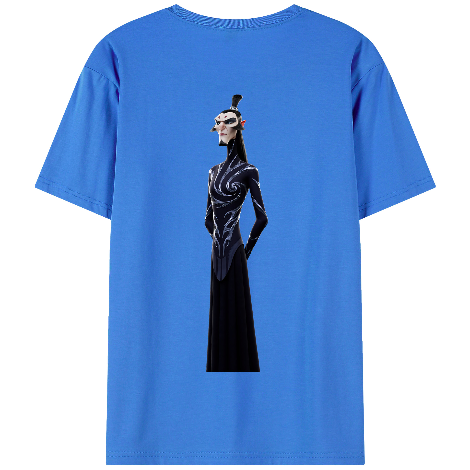 （画像用） Ne Zha 2 ナタ 魔童の大暴れ 綿100％半袖Tシャツ（背面プリント）