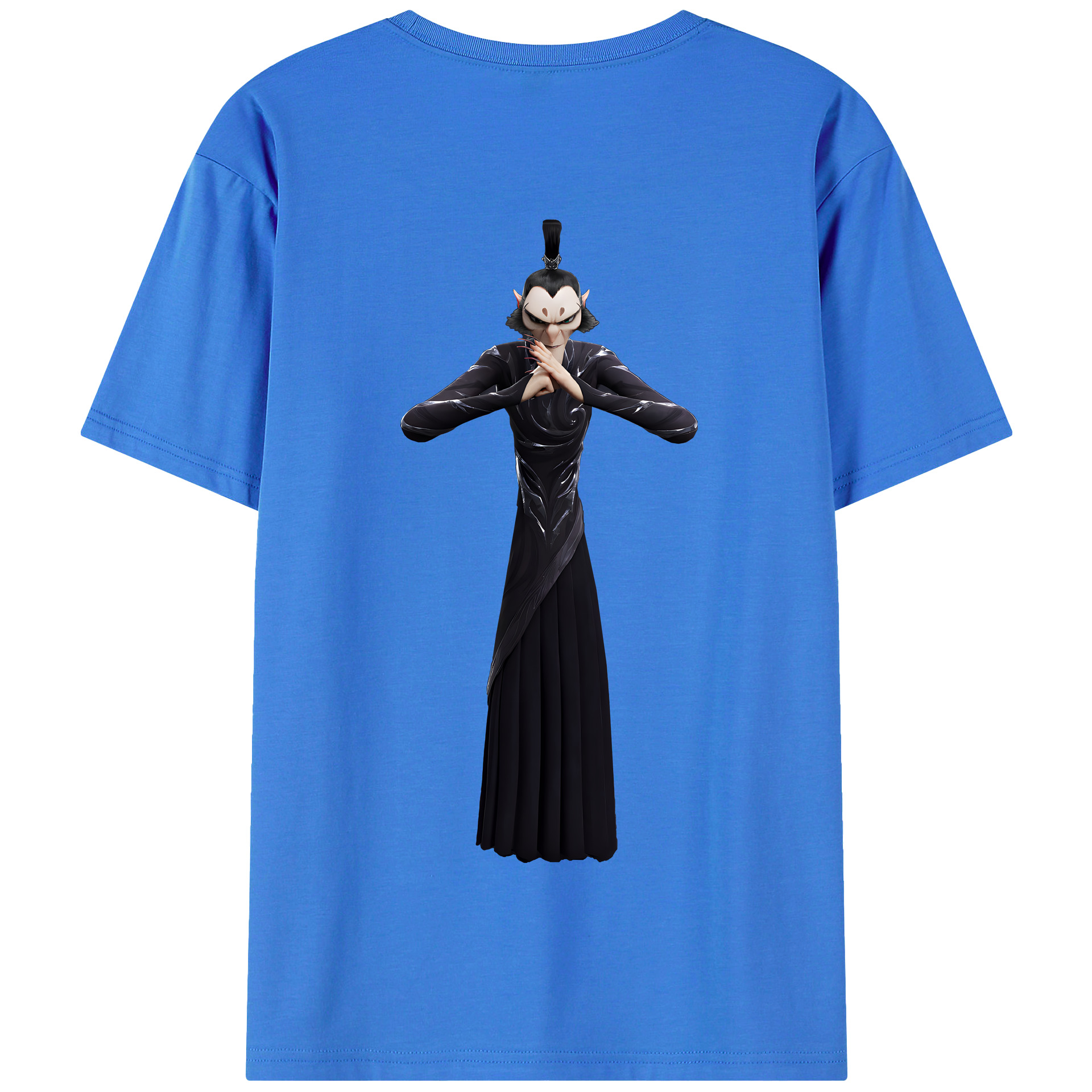 （画像用） Ne Zha 2 ナタ 魔童の大暴れ 綿100％半袖Tシャツ（背面プリント）