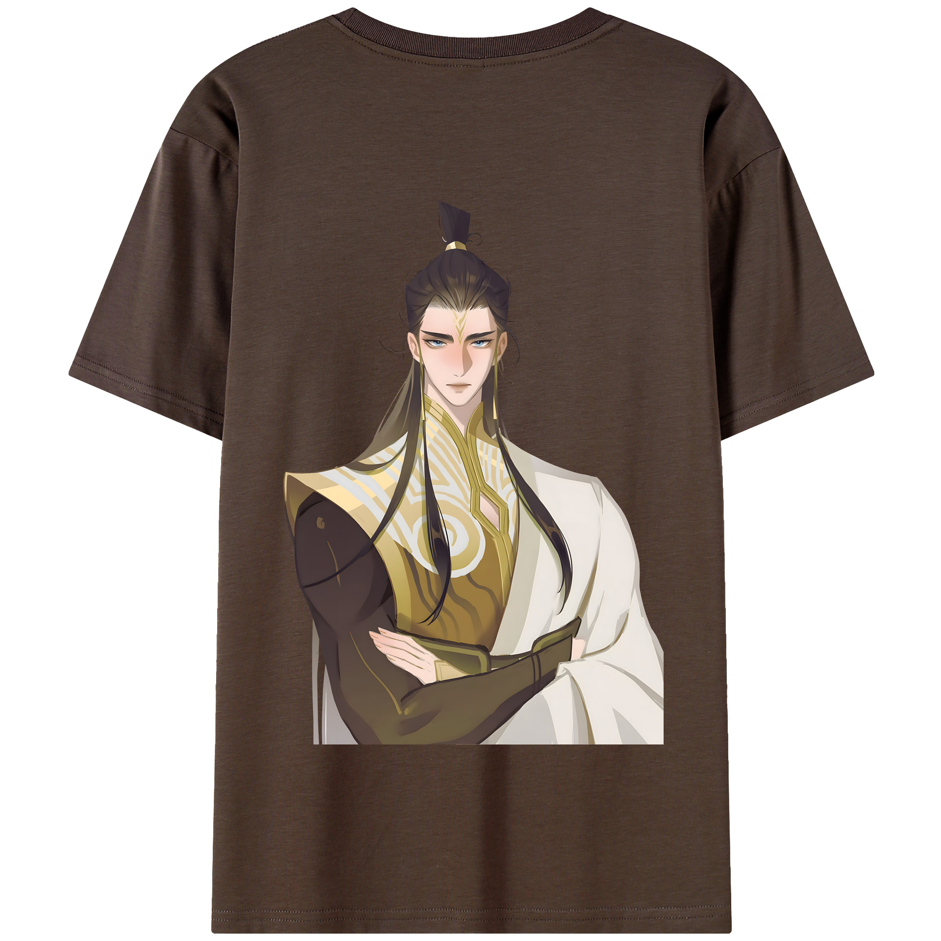 （画像用） Ne Zha 2 ナタ 魔童の大暴れ 綿100％半袖Tシャツ（背面プリント）