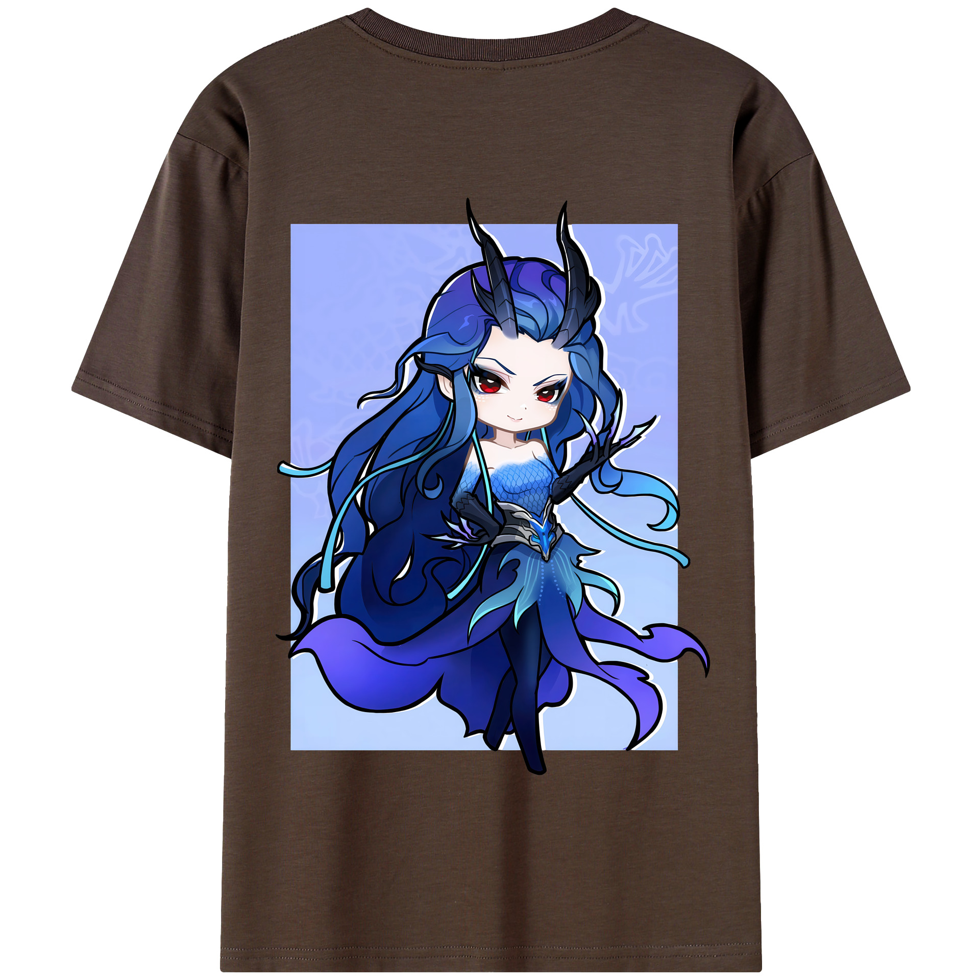（画像用） Ne Zha 2 ナタ 魔童の大暴れ 綿100％半袖Tシャツ（背面プリント）