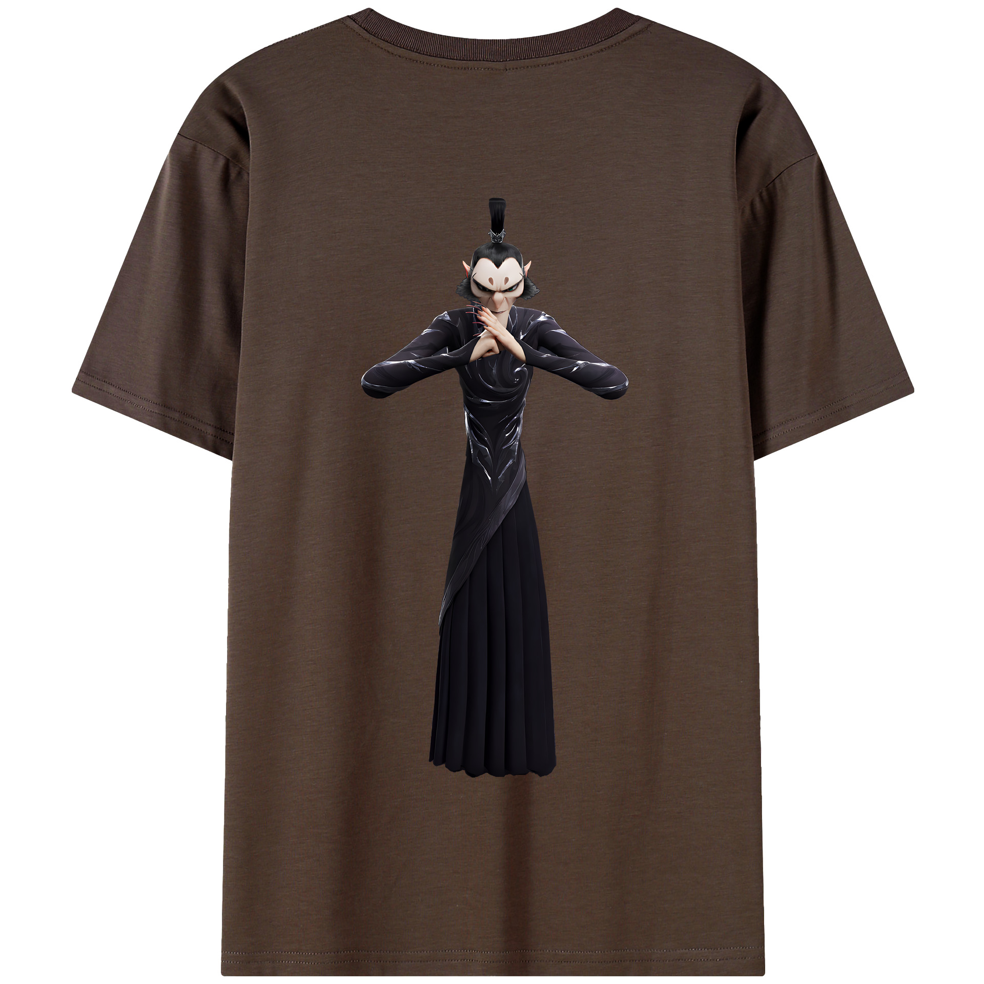 （画像用） Ne Zha 2 ナタ 魔童の大暴れ 綿100％半袖Tシャツ（背面プリント）