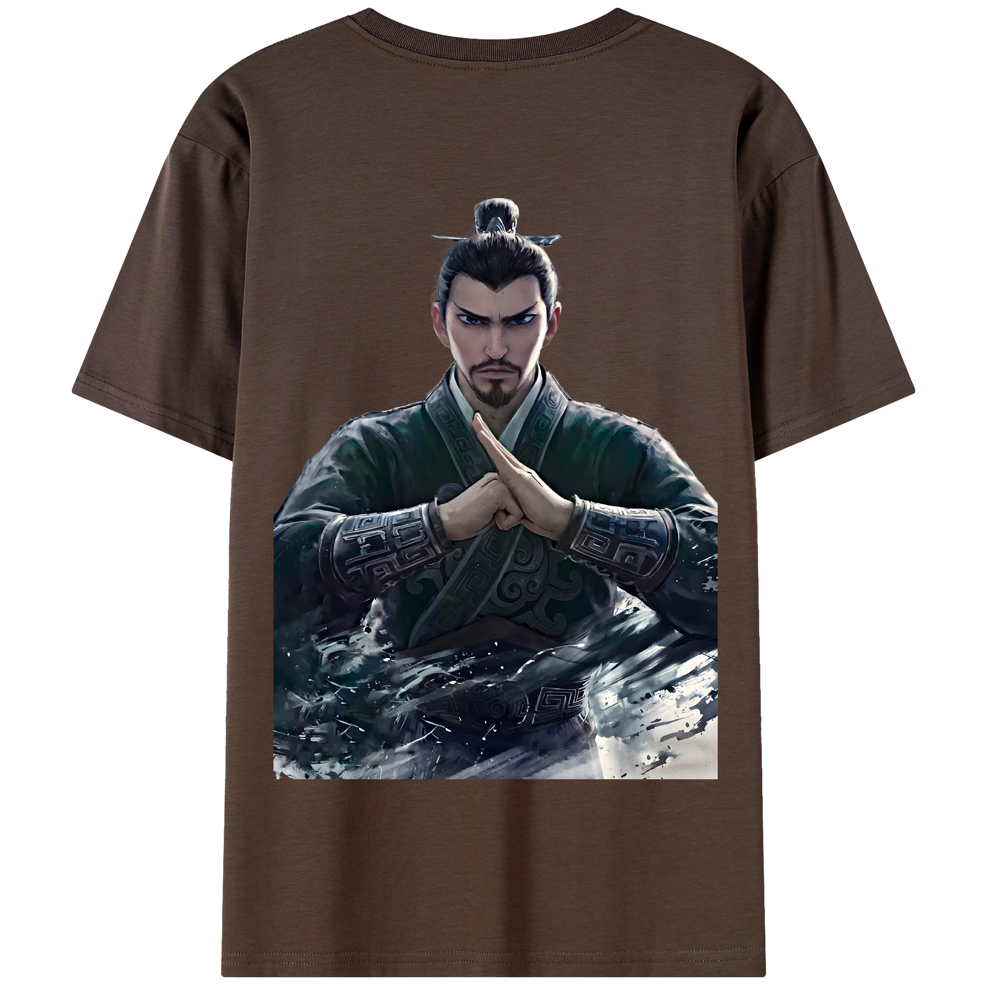 （画像用） Ne Zha 2 ナタ 魔童の大暴れ 綿100％半袖Tシャツ（背面プリント）