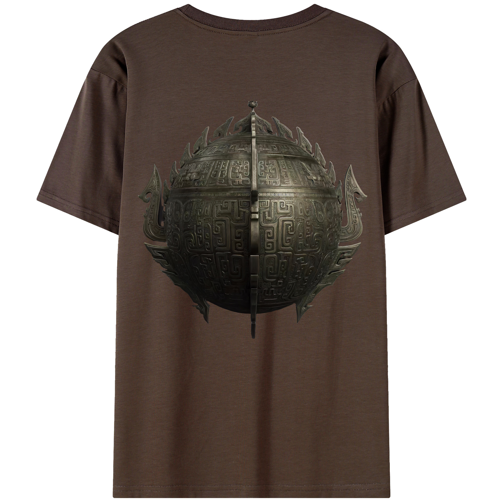 （画像用） Ne Zha 2 ナタ 魔童の大暴れ 綿100％半袖Tシャツ（背面プリント）