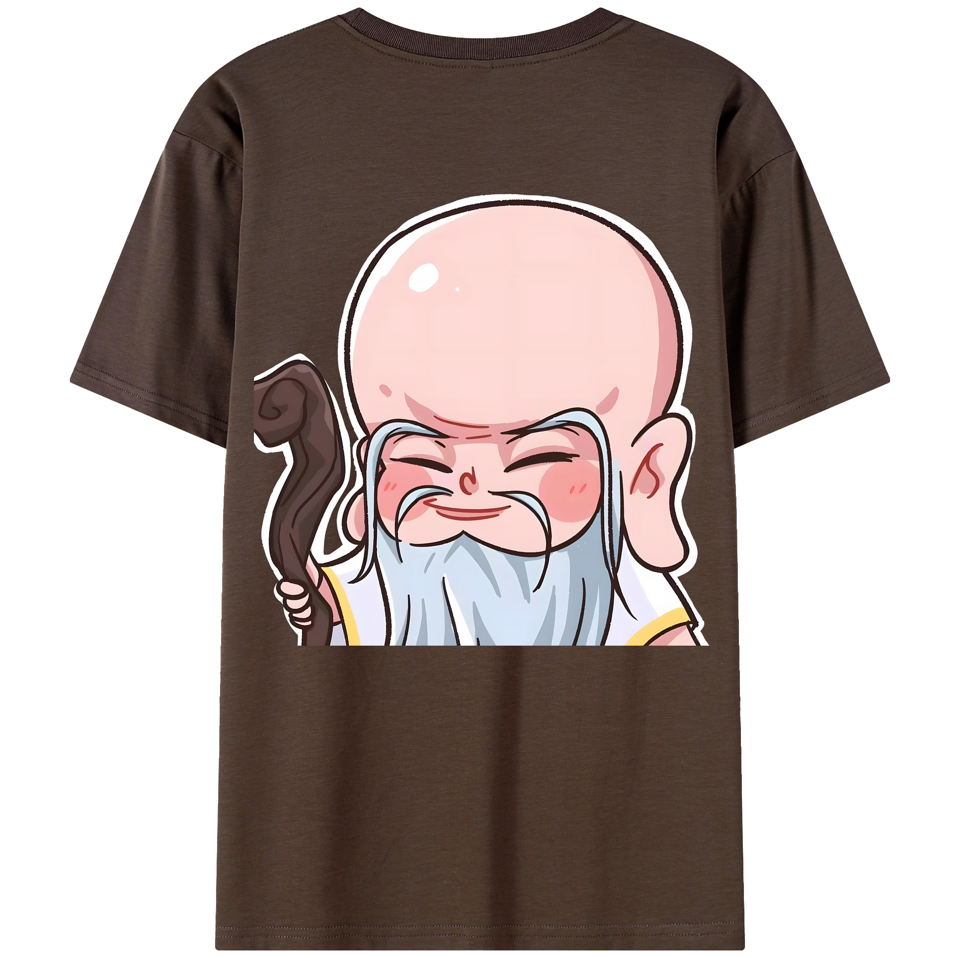 （画像用） Ne Zha 2 ナタ 魔童の大暴れ 綿100％半袖Tシャツ（背面プリント）