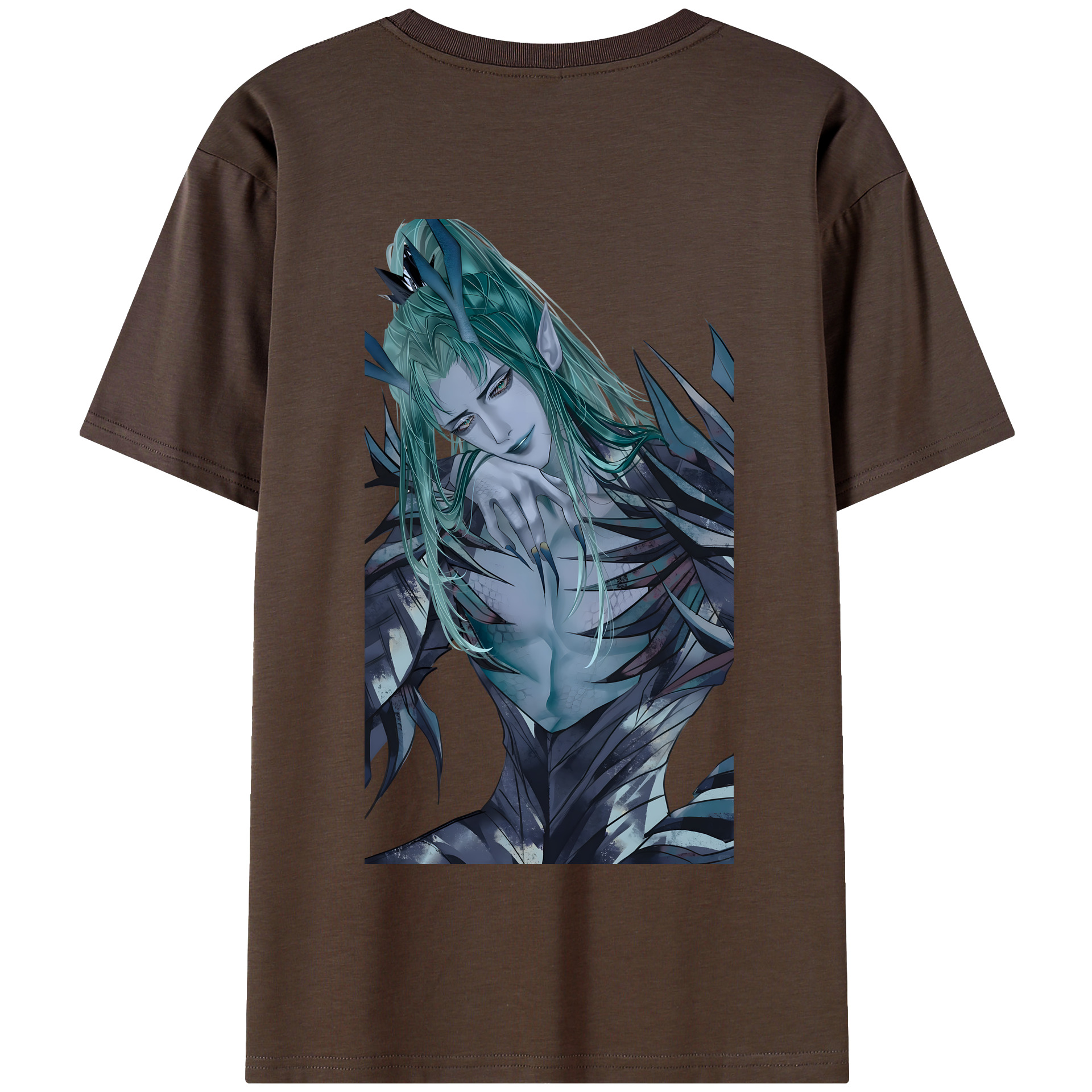 （画像用） Ne Zha 2 ナタ 魔童の大暴れ 綿100％半袖Tシャツ（背面プリント）