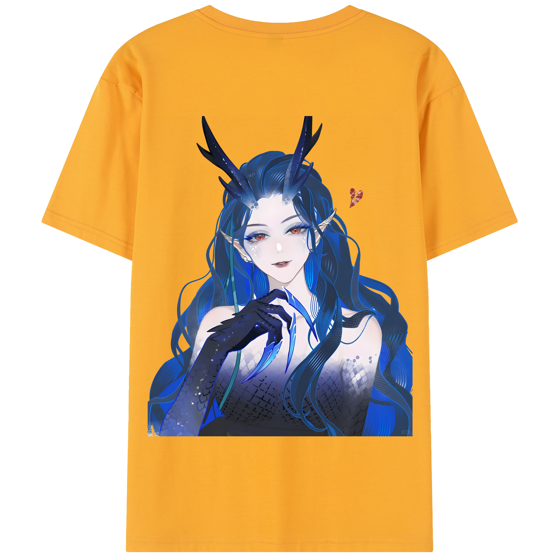 （画像用） Ne Zha 2 ナタ 魔童の大暴れ 綿100％半袖Tシャツ（背面プリント）