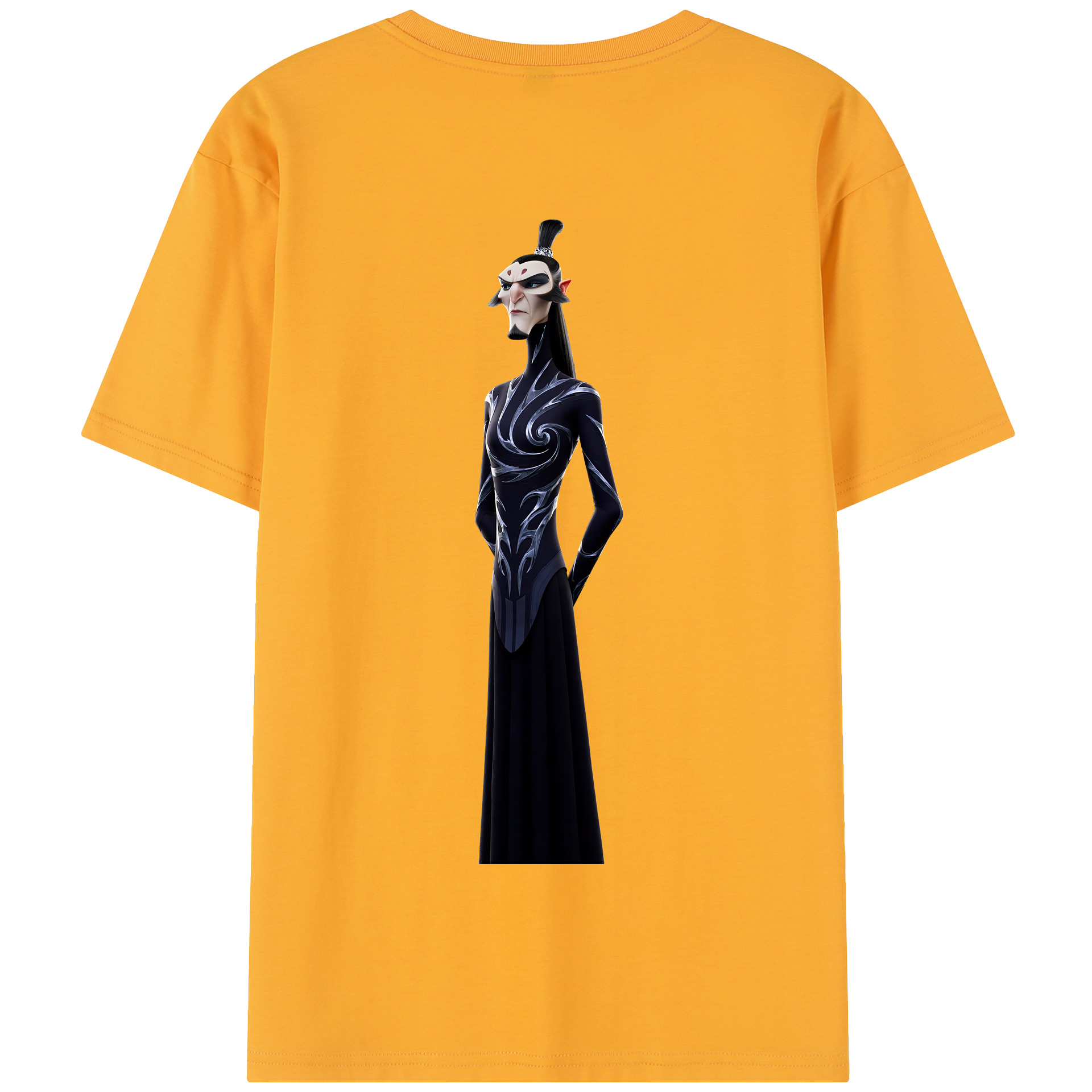 （画像用） Ne Zha 2 ナタ 魔童の大暴れ 綿100％半袖Tシャツ（背面プリント）