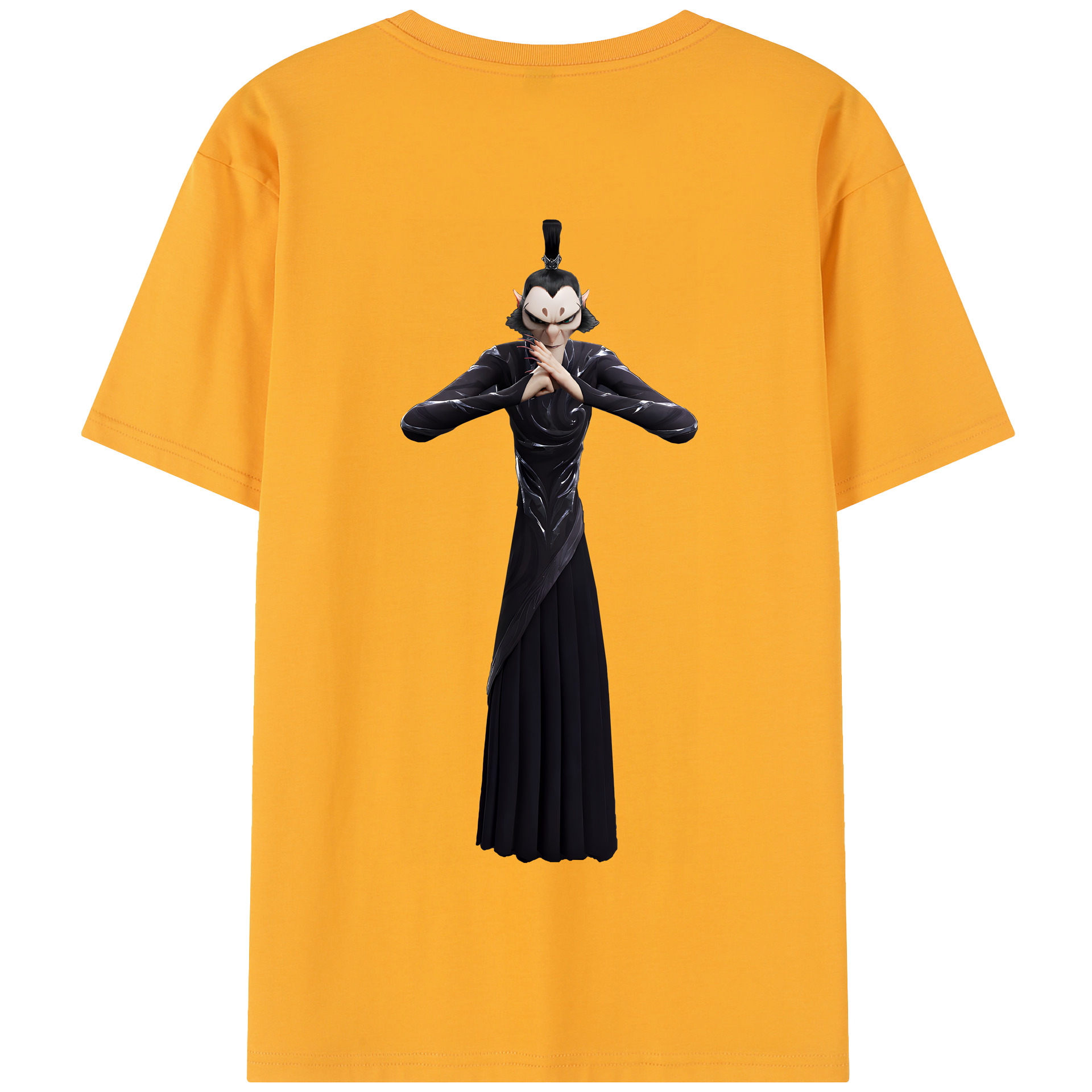 （画像用） Ne Zha 2 ナタ 魔童の大暴れ 綿100％半袖Tシャツ（背面プリント）