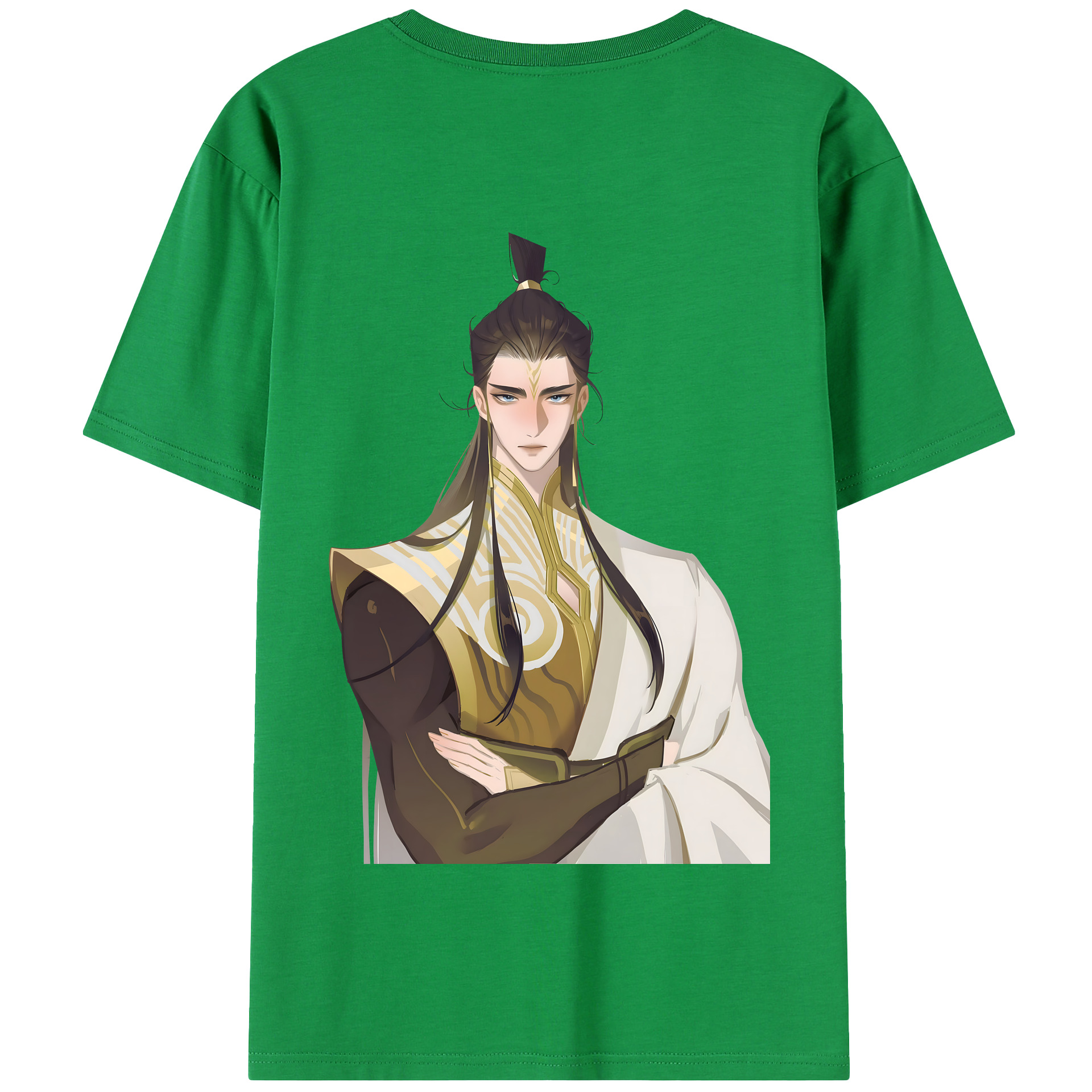 （画像用） Ne Zha 2 ナタ 魔童の大暴れ 綿100％半袖Tシャツ（背面プリント）