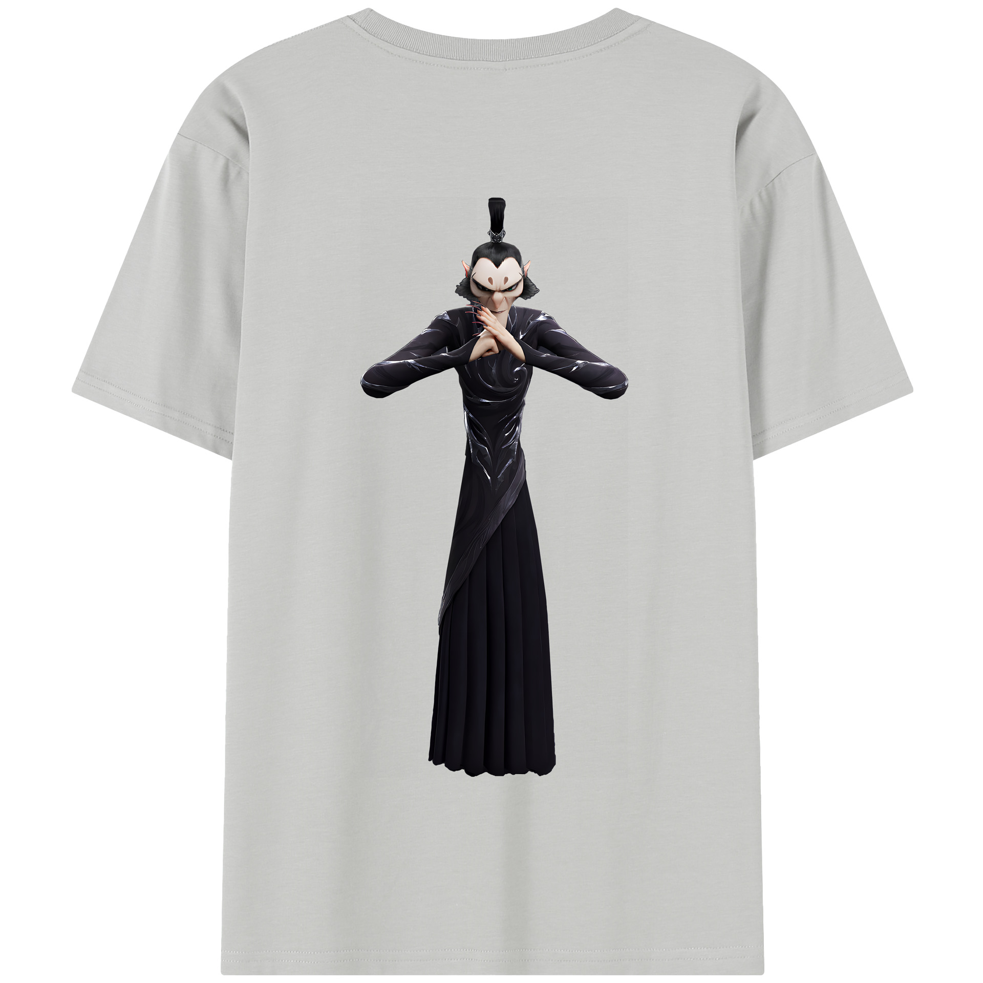 （画像用） Ne Zha 2 ナタ 魔童の大暴れ 綿100％半袖Tシャツ（背面プリント）
