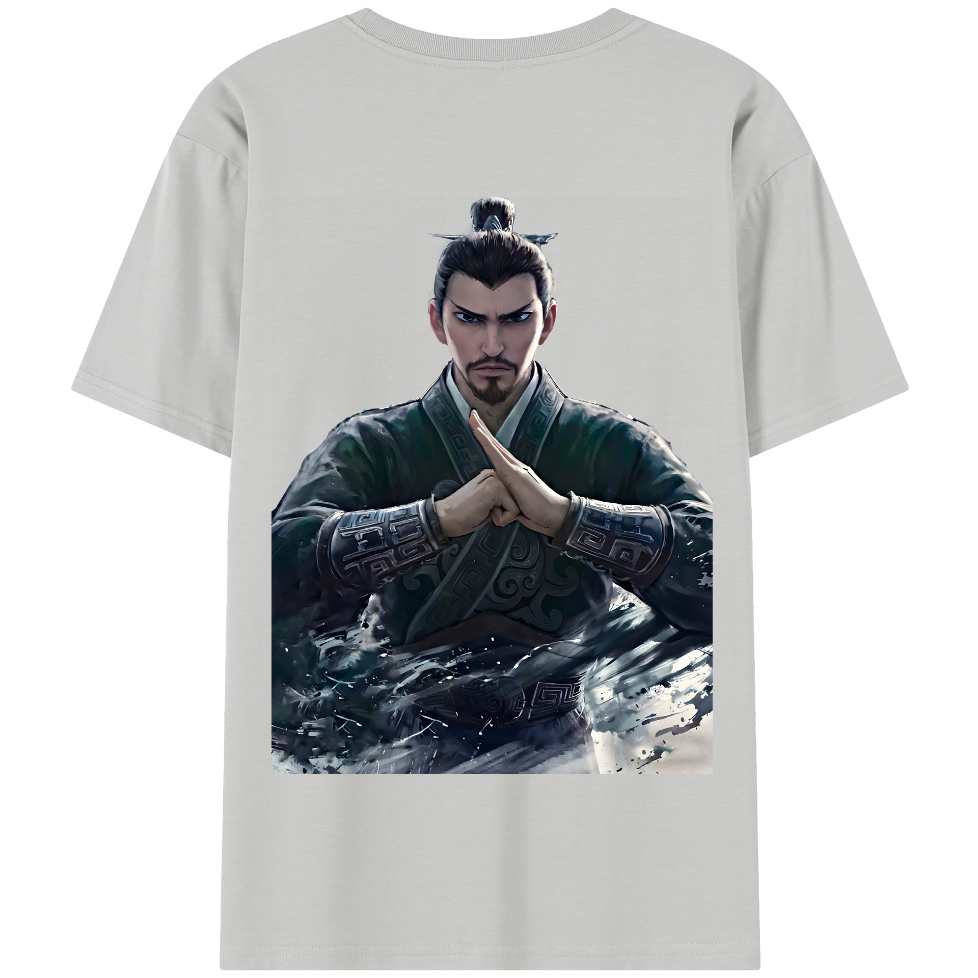 （画像用） Ne Zha 2 ナタ 魔童の大暴れ 綿100％半袖Tシャツ（背面プリント）