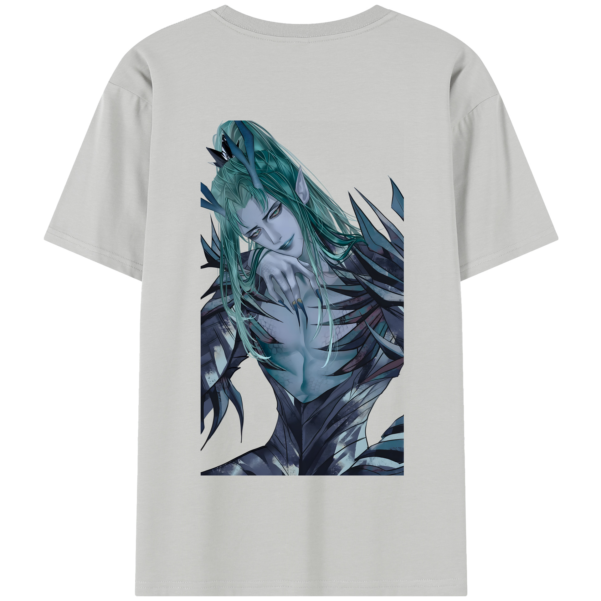 （画像用） Ne Zha 2 ナタ 魔童の大暴れ 綿100％半袖Tシャツ（背面プリント）