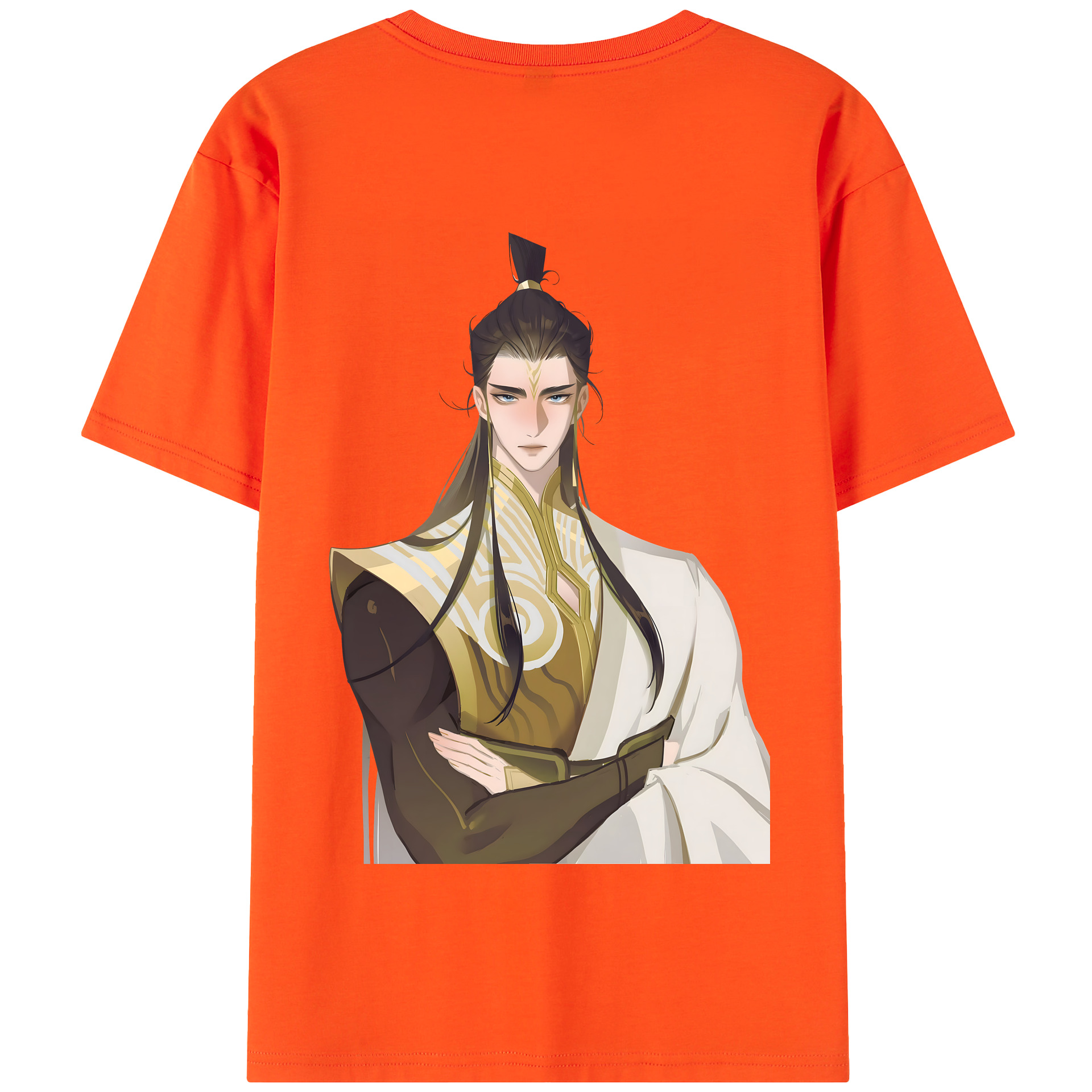 （画像用） Ne Zha 2 ナタ 魔童の大暴れ 綿100％半袖Tシャツ（背面プリント）