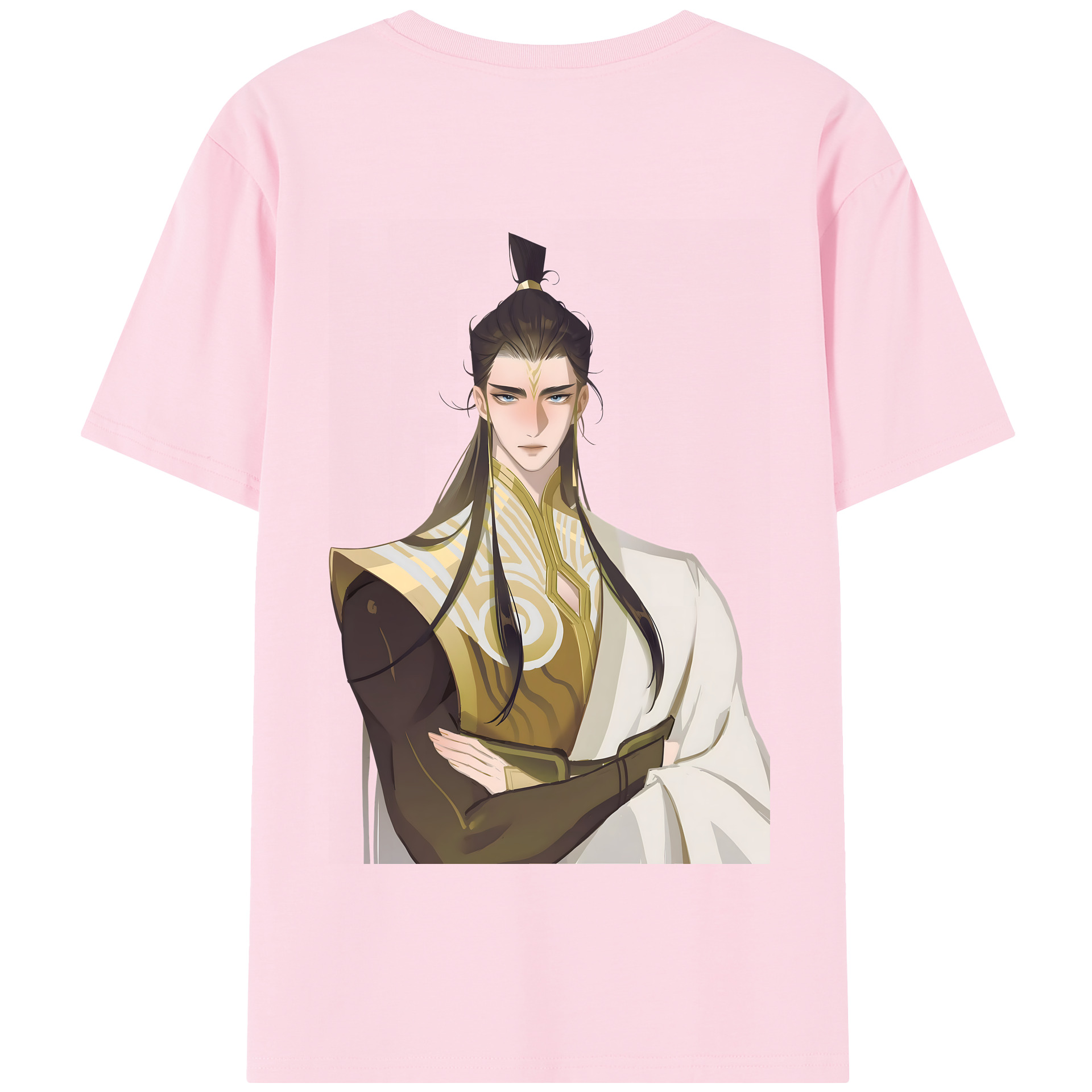 （画像用） Ne Zha 2 ナタ 魔童の大暴れ 綿100％半袖Tシャツ（背面プリント）