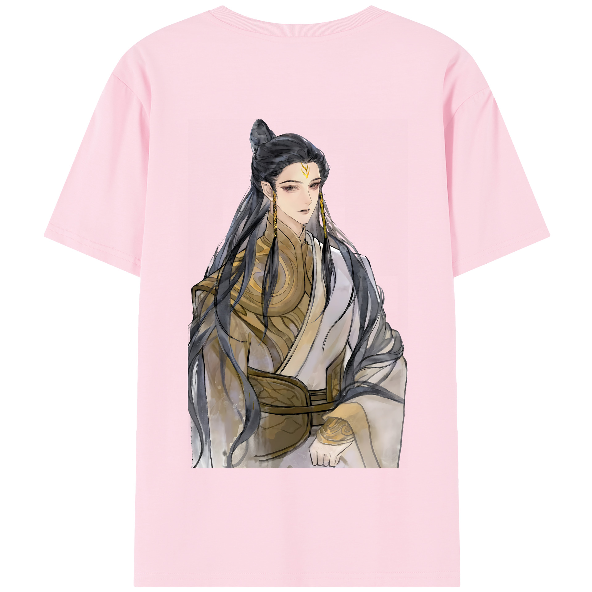 （画像用） Ne Zha 2 ナタ 魔童の大暴れ 綿100％半袖Tシャツ（背面プリント）
