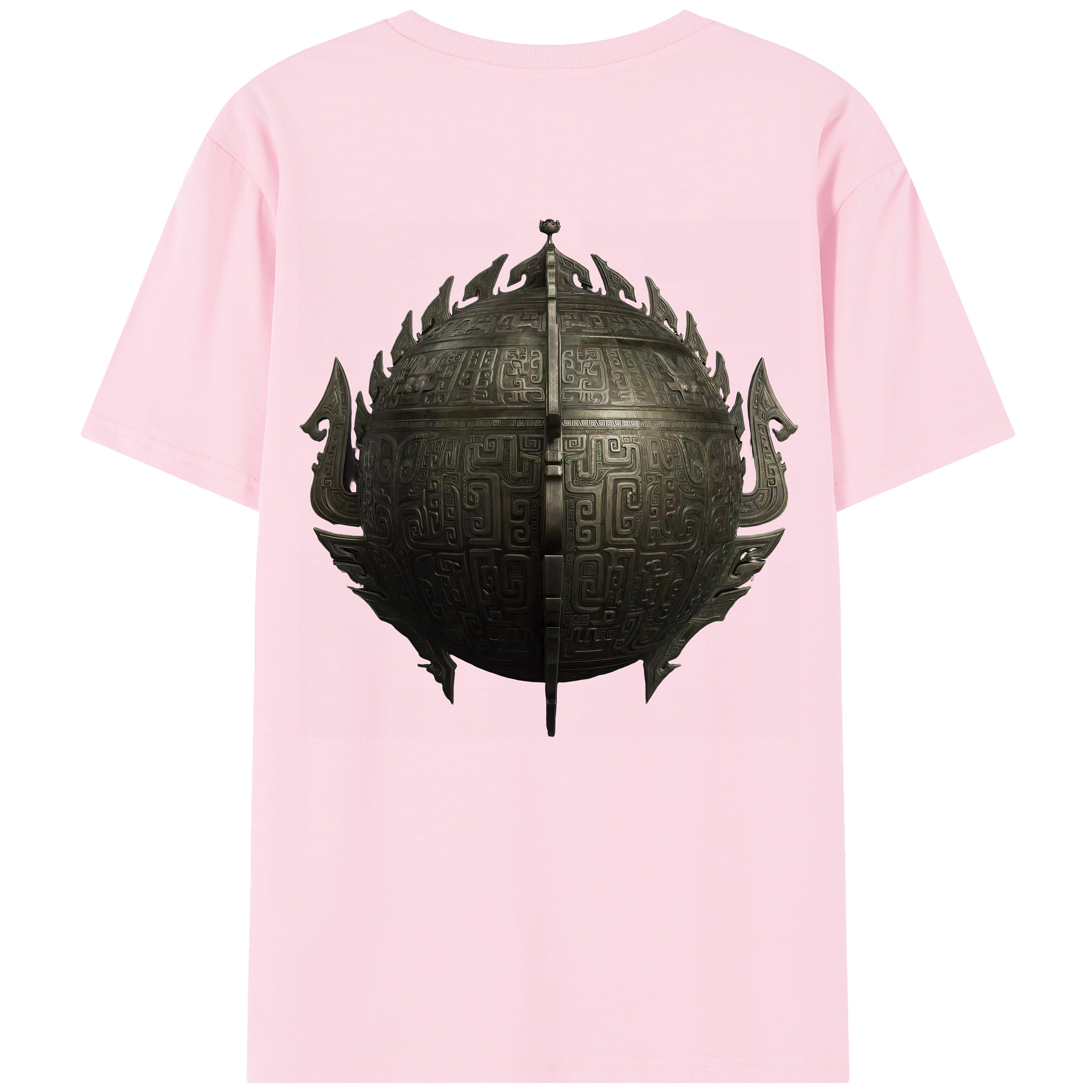 （画像用） Ne Zha 2 ナタ 魔童の大暴れ 綿100％半袖Tシャツ（背面プリント）