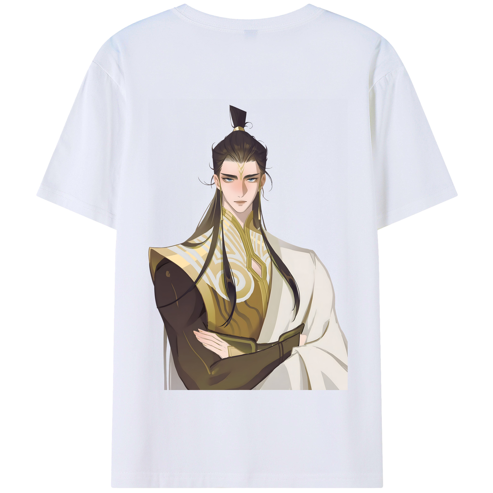 （画像用） Ne Zha 2 ナタ 魔童の大暴れ 綿100％半袖Tシャツ（背面プリント）