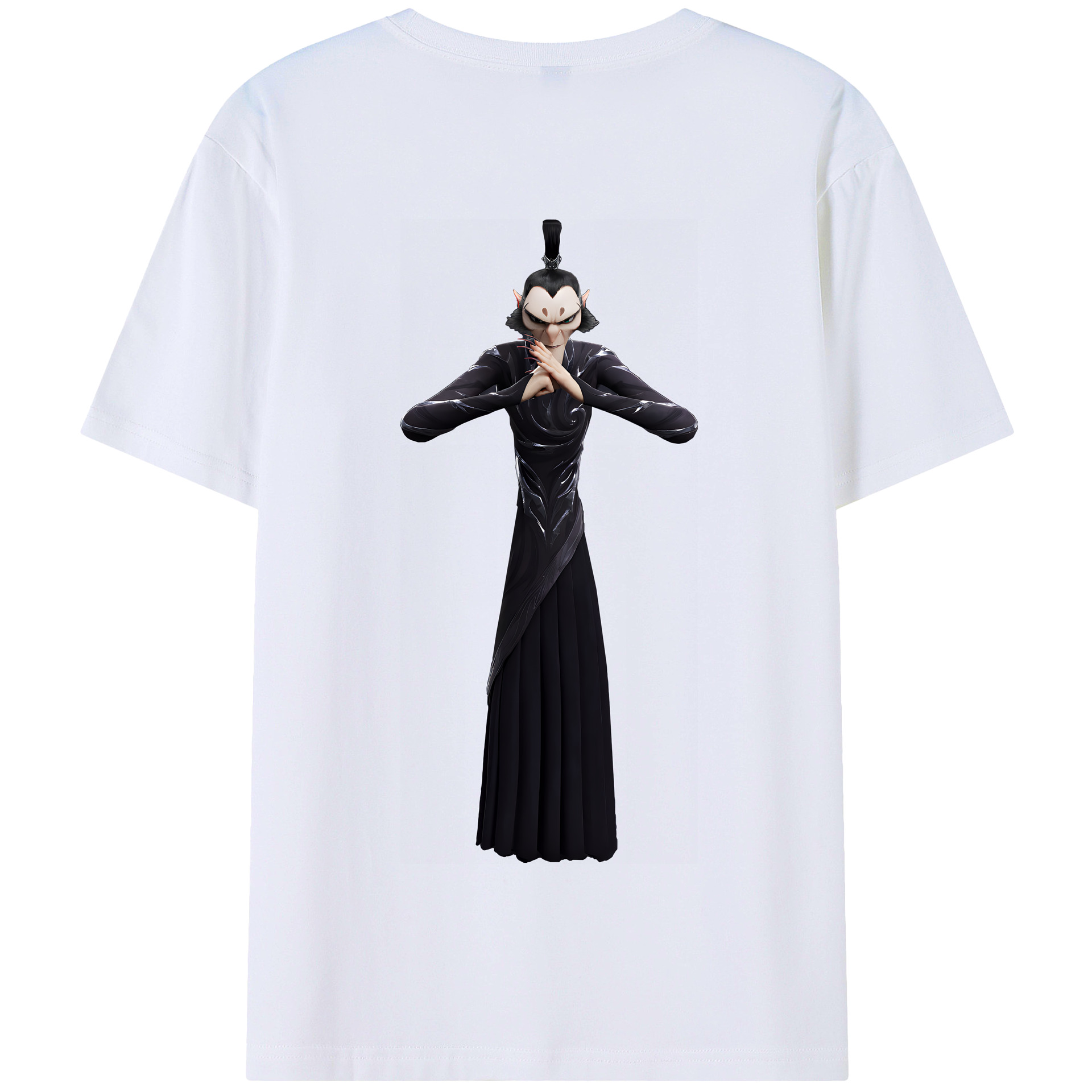 （画像用） Ne Zha 2 ナタ 魔童の大暴れ 綿100％半袖Tシャツ（背面プリント）