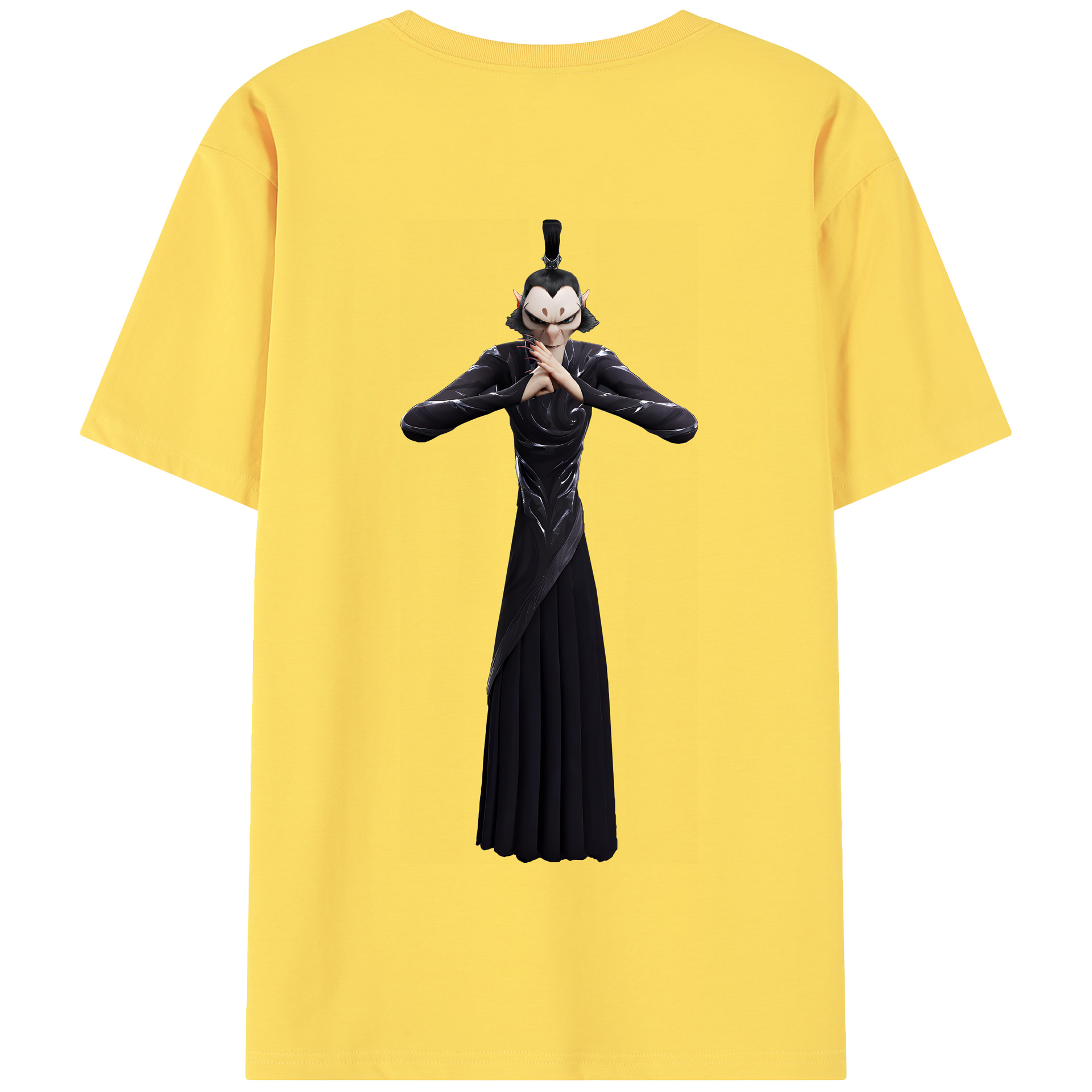 （画像用） Ne Zha 2 ナタ 魔童の大暴れ 綿100％半袖Tシャツ（背面プリント）