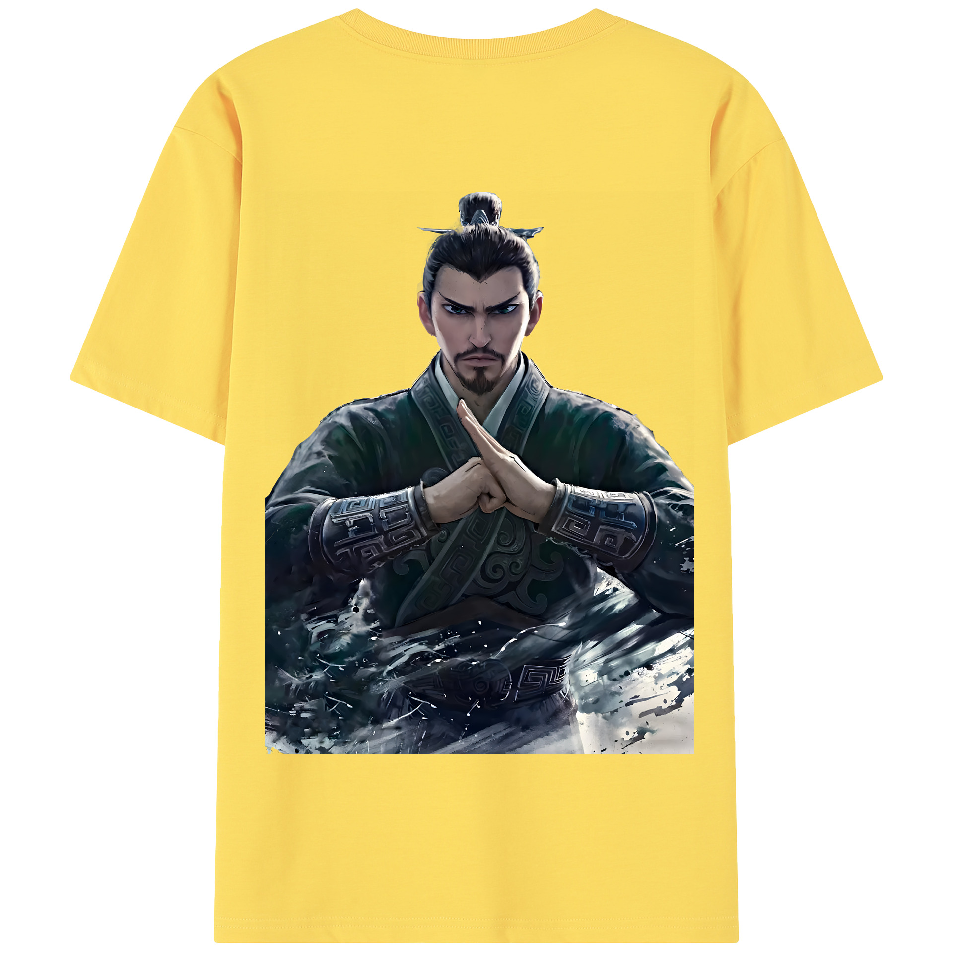 （画像用） Ne Zha 2 ナタ 魔童の大暴れ 綿100％半袖Tシャツ（背面プリント）