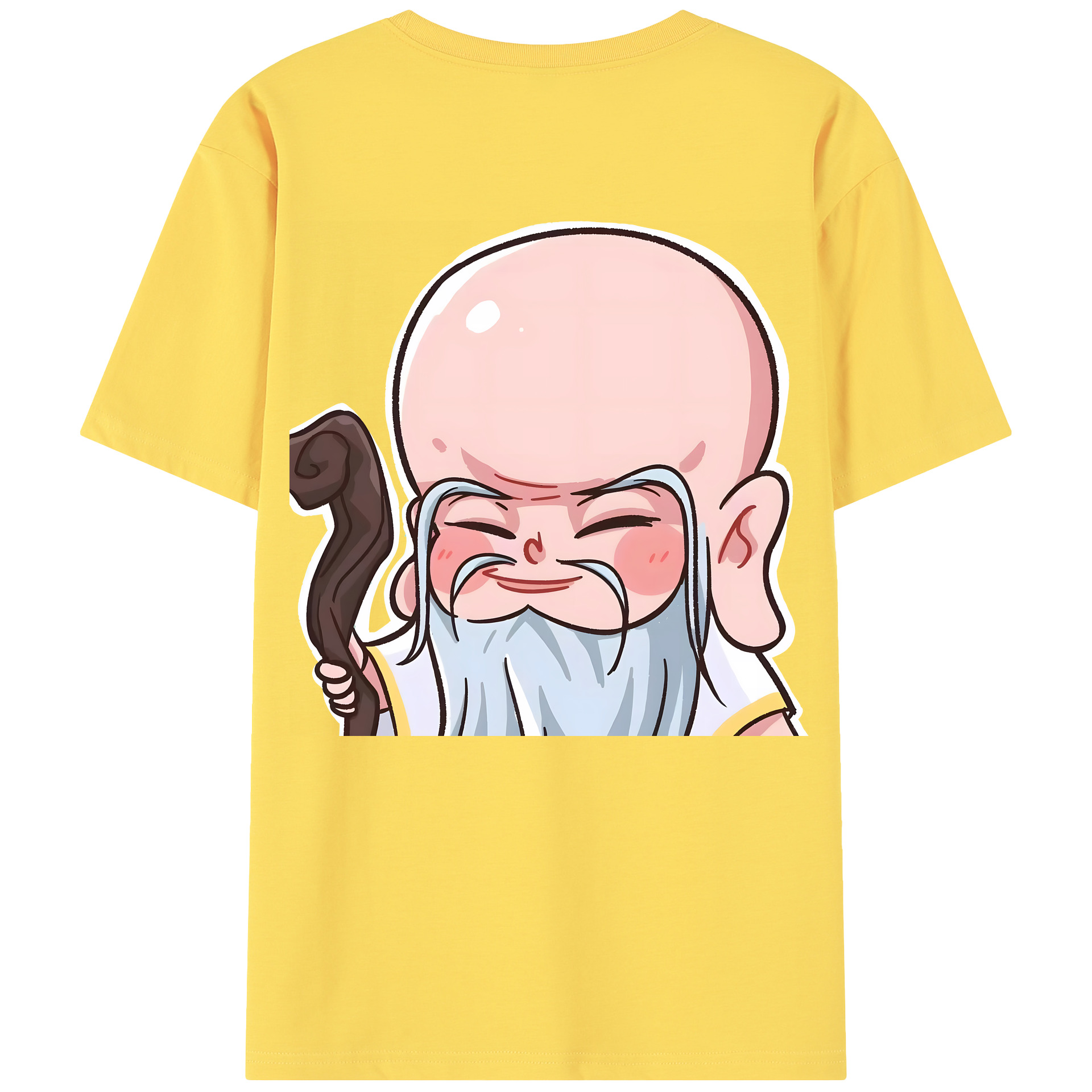 （画像用） Ne Zha 2 ナタ 魔童の大暴れ 綿100％半袖Tシャツ（背面プリント）