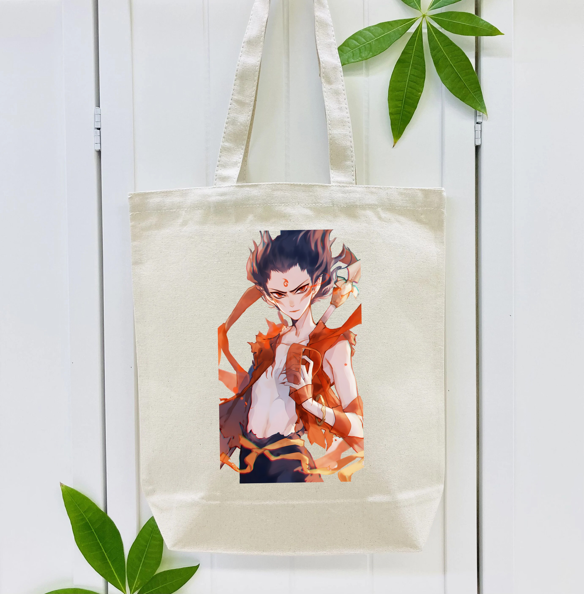 Ne Zha 2 ナタ 魔童の大暴れ 縦型キャンバス生地手提げバッグ　トートバッグ